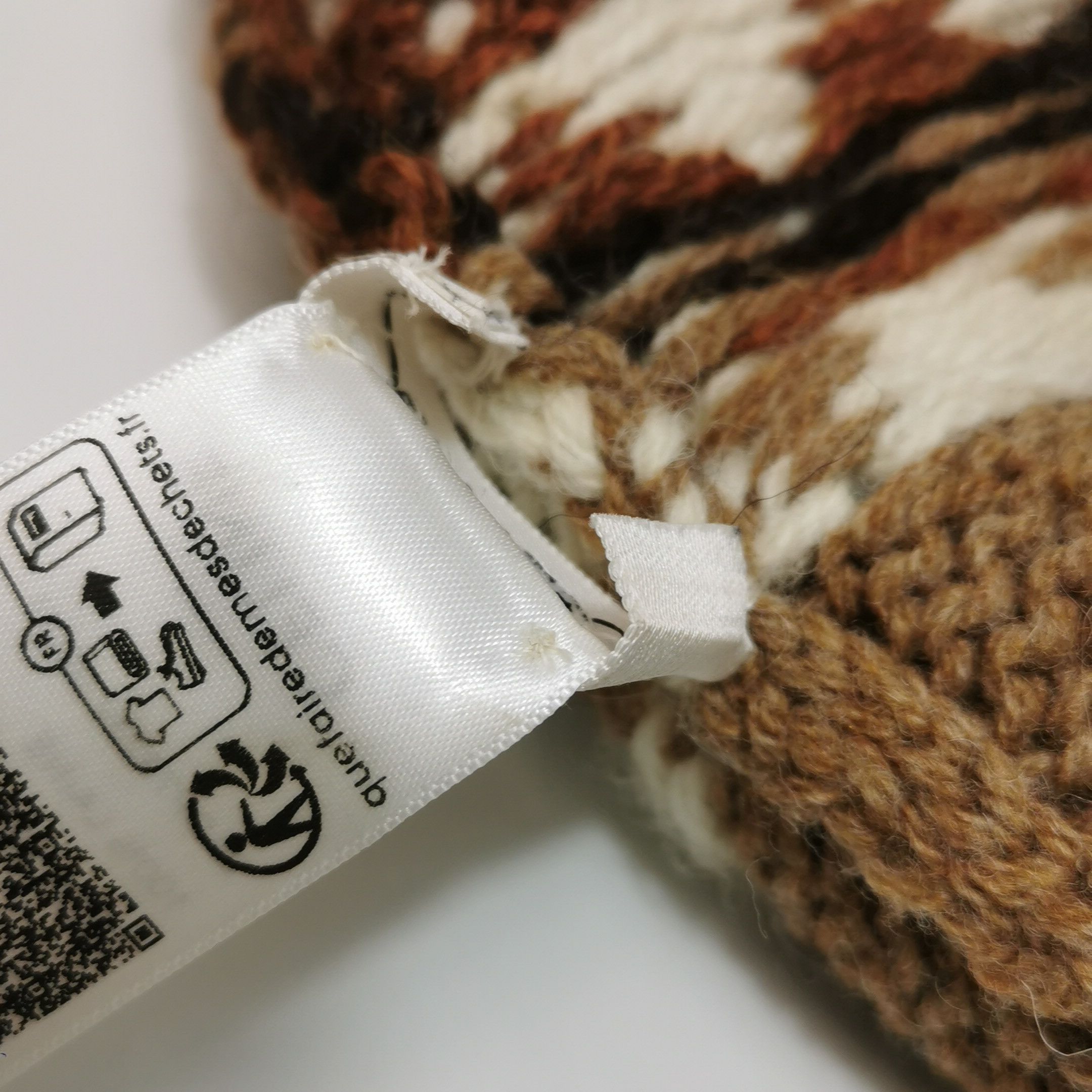 Celine Celine Triomphe Logo Knit Beanie One Size Size ONE SIZE - 6 Thumbnail