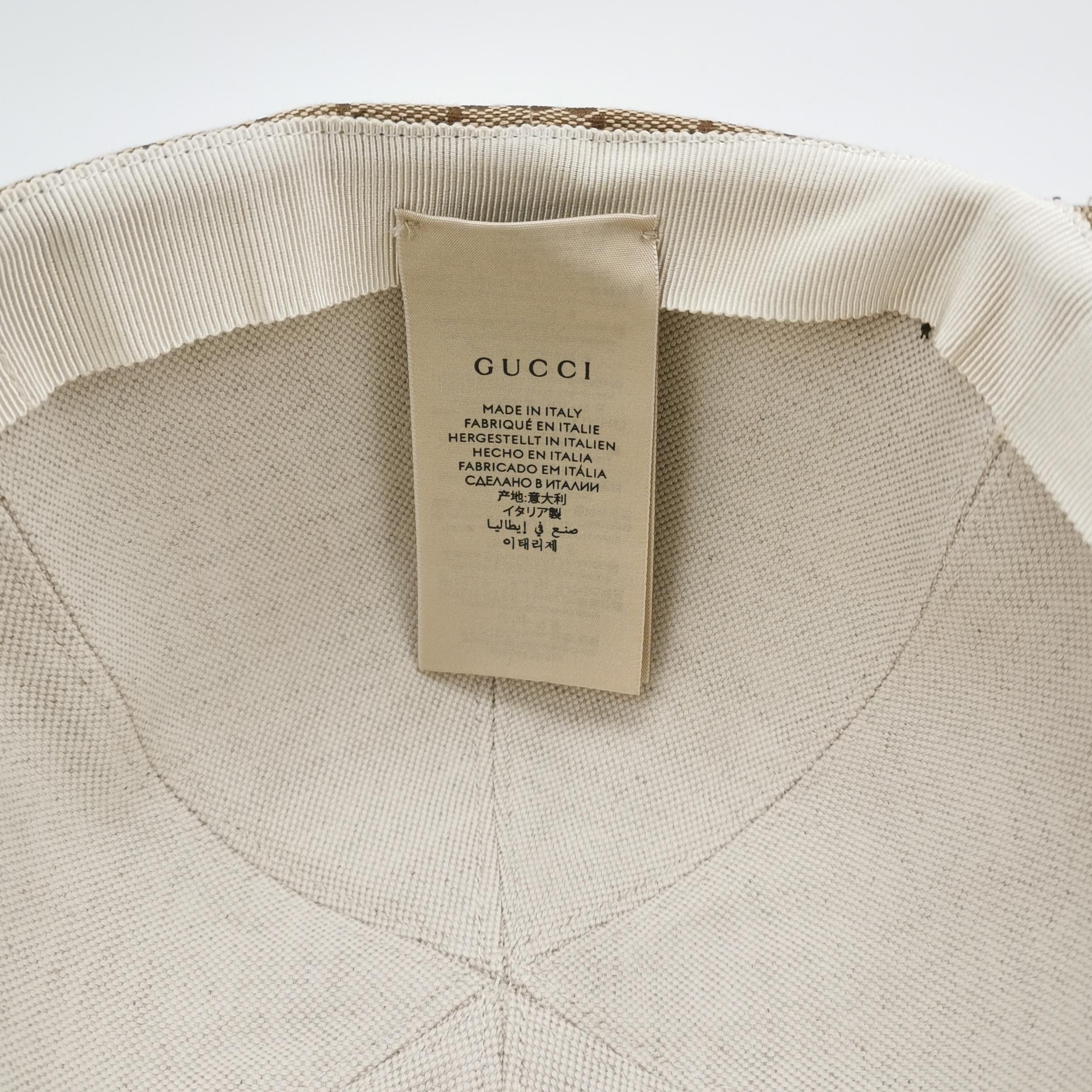 Gucci Gucci GG Monogram Canvas Cap ONE SIZE Size ONE SIZE - 4 Thumbnail