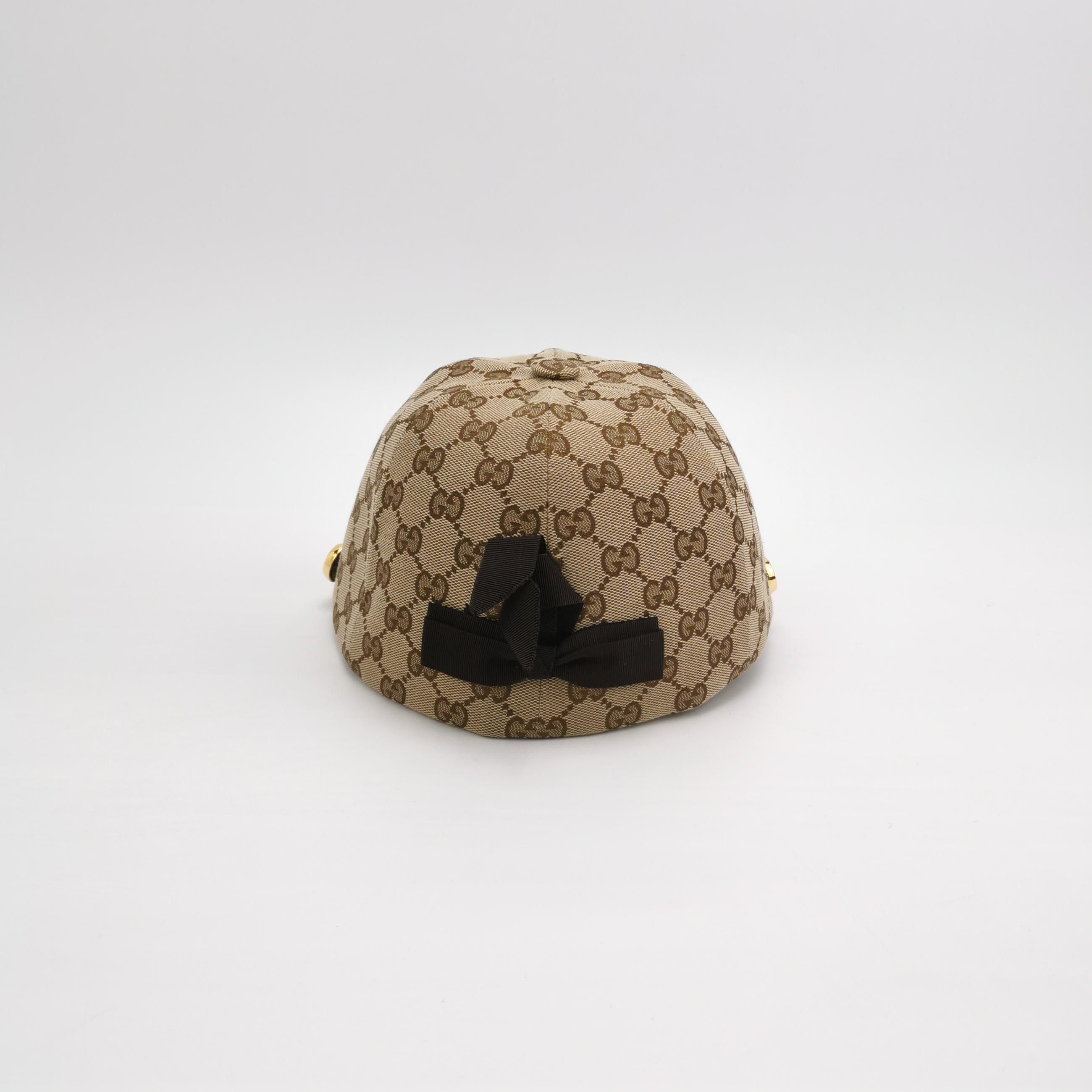 Gucci Gucci GG Monogram Canvas Cap ONE SIZE Size ONE SIZE - 3 Thumbnail