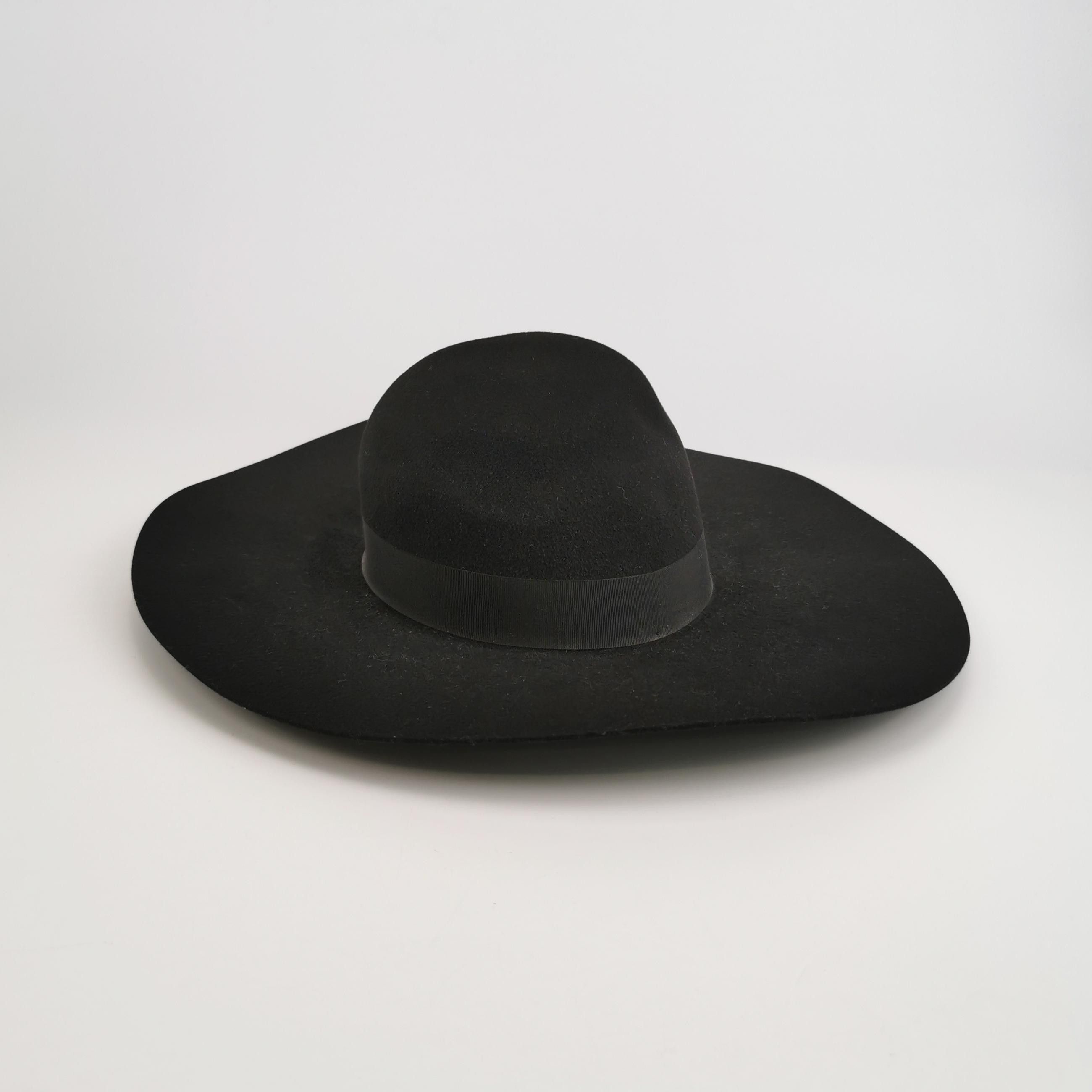 Saint Laurent Paris Saint Laurent Rabbit Felt Fedora Hat Size ONE SIZE - 3 Thumbnail