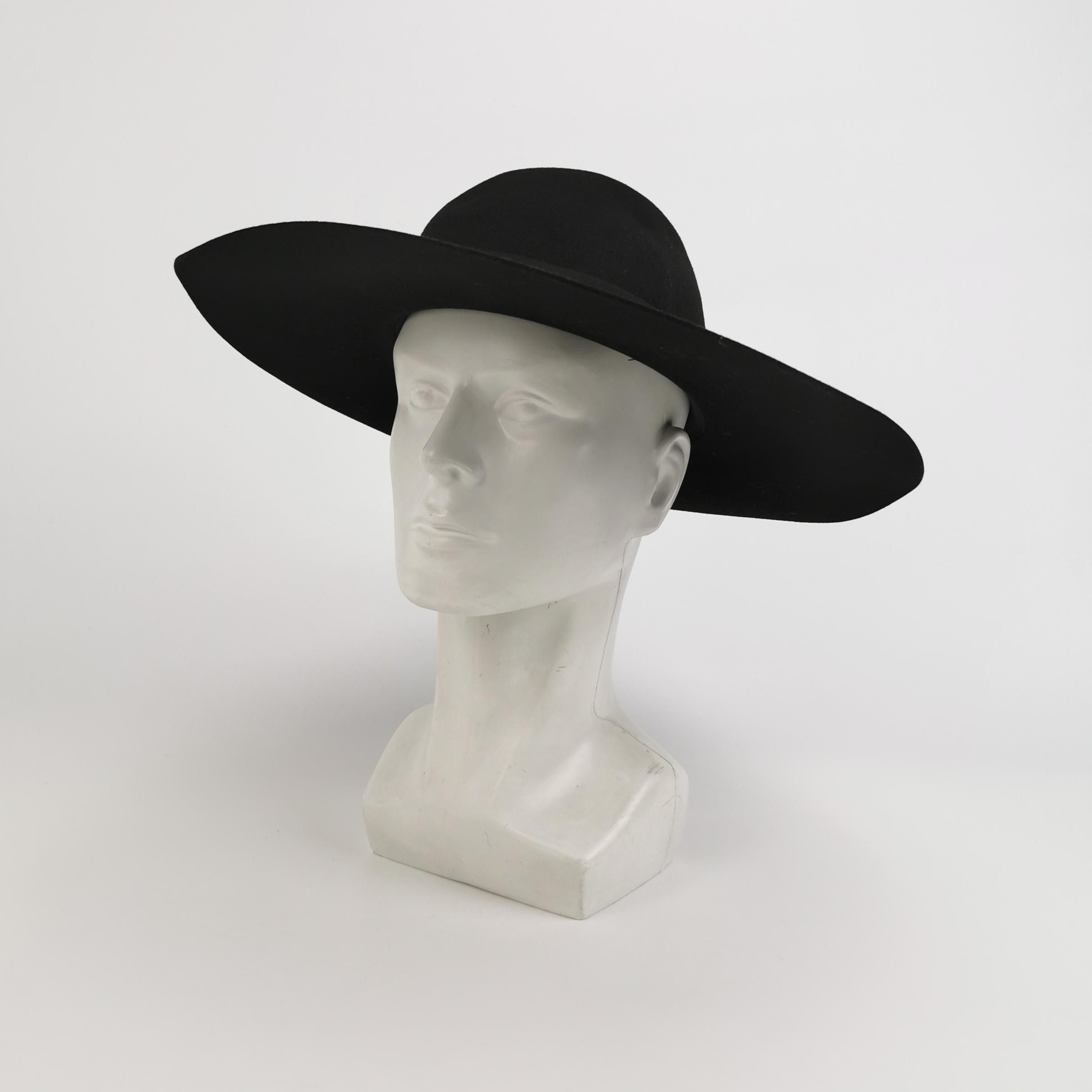 Saint Laurent Paris Saint Laurent Rabbit Felt Fedora Hat Size ONE SIZE - 2 Thumbnail