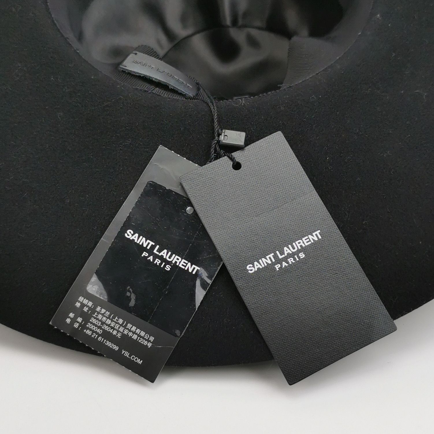 Saint Laurent Paris Saint Laurent Rabbit Felt Fedora Hat Size ONE SIZE - 8 Thumbnail