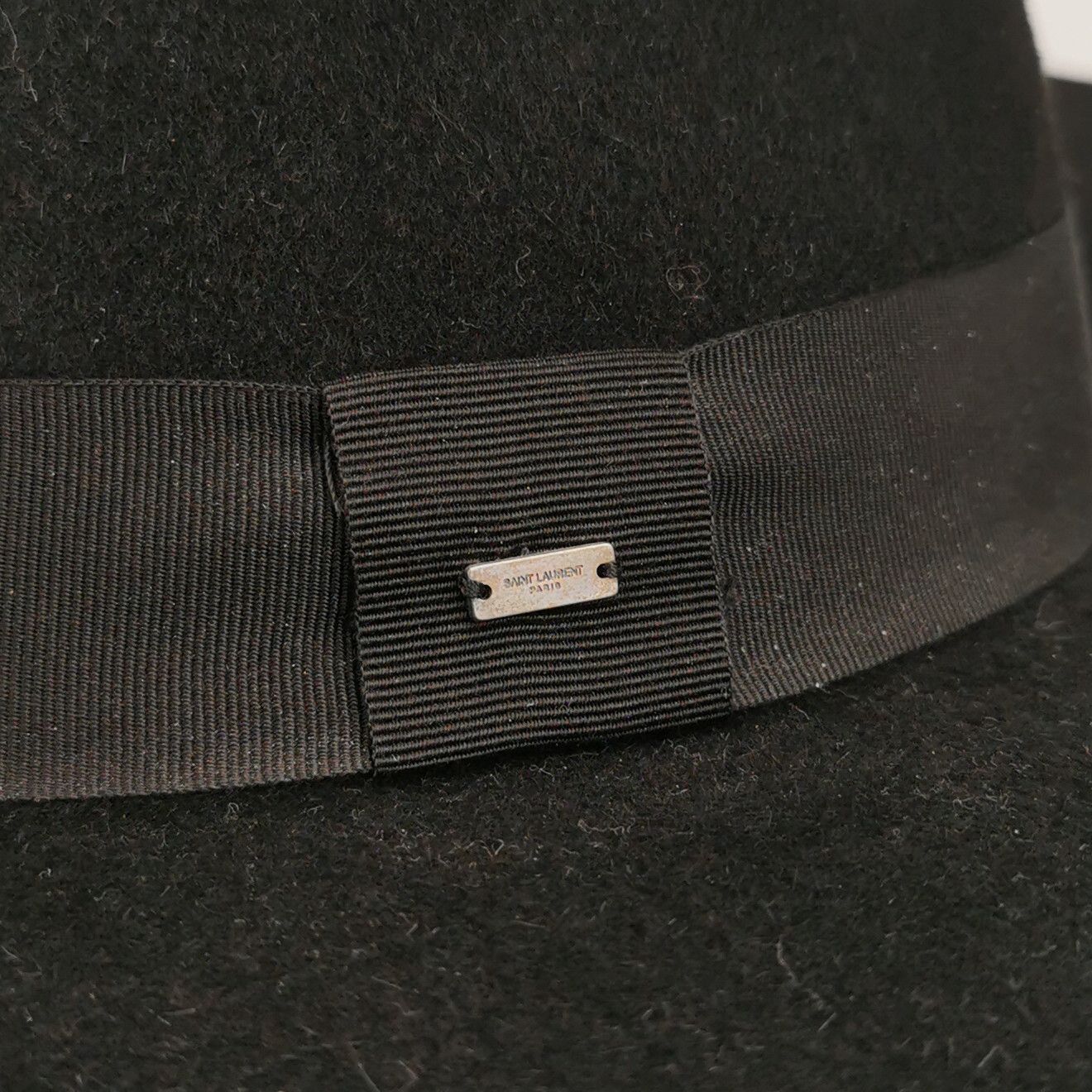 Saint Laurent Paris Saint Laurent Rabbit Felt Fedora Hat Size ONE SIZE - 4 Thumbnail