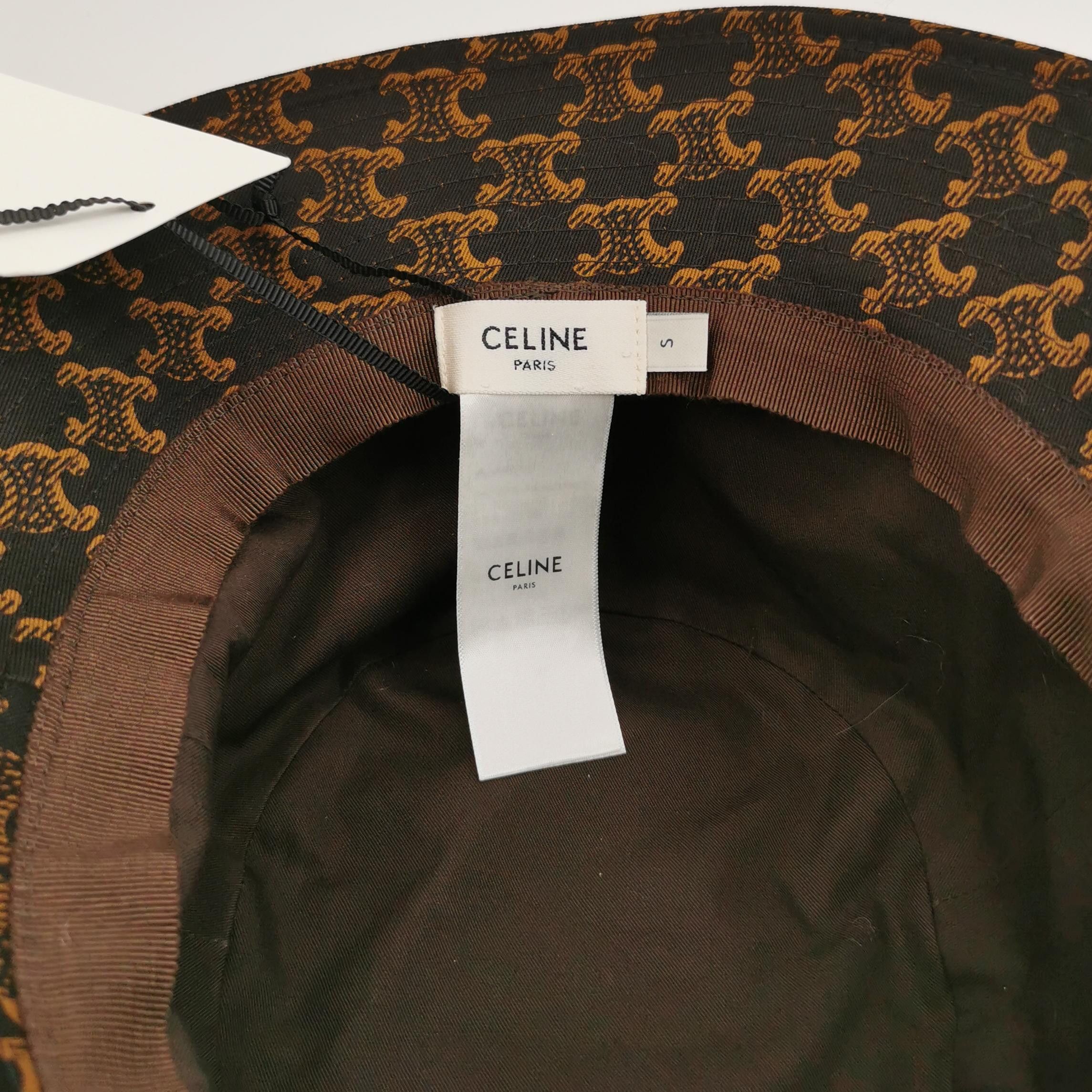 Celine Celine Triomphe Monogram Bucket Hat Size S Size ONE SIZE - 5 Thumbnail