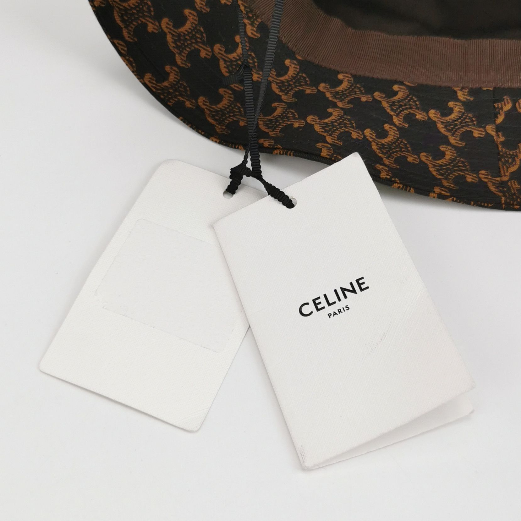 Celine Celine Triomphe Monogram Bucket Hat Size S Size ONE SIZE - 6 Thumbnail