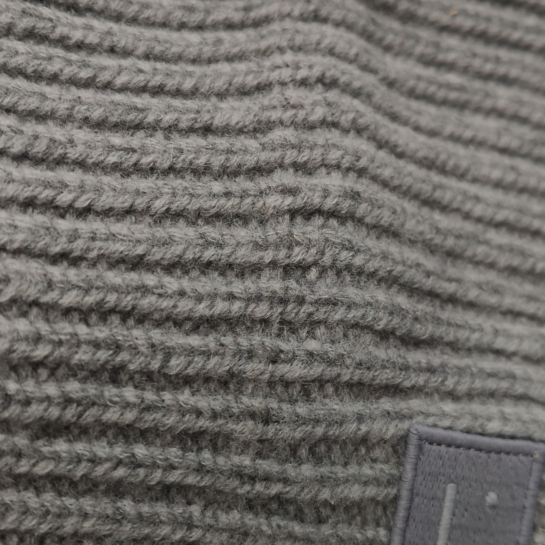 Acne Studios Acne Studios Gray Face Patch Wool Beanie Size OS Size ONE SIZE - 8 Thumbnail