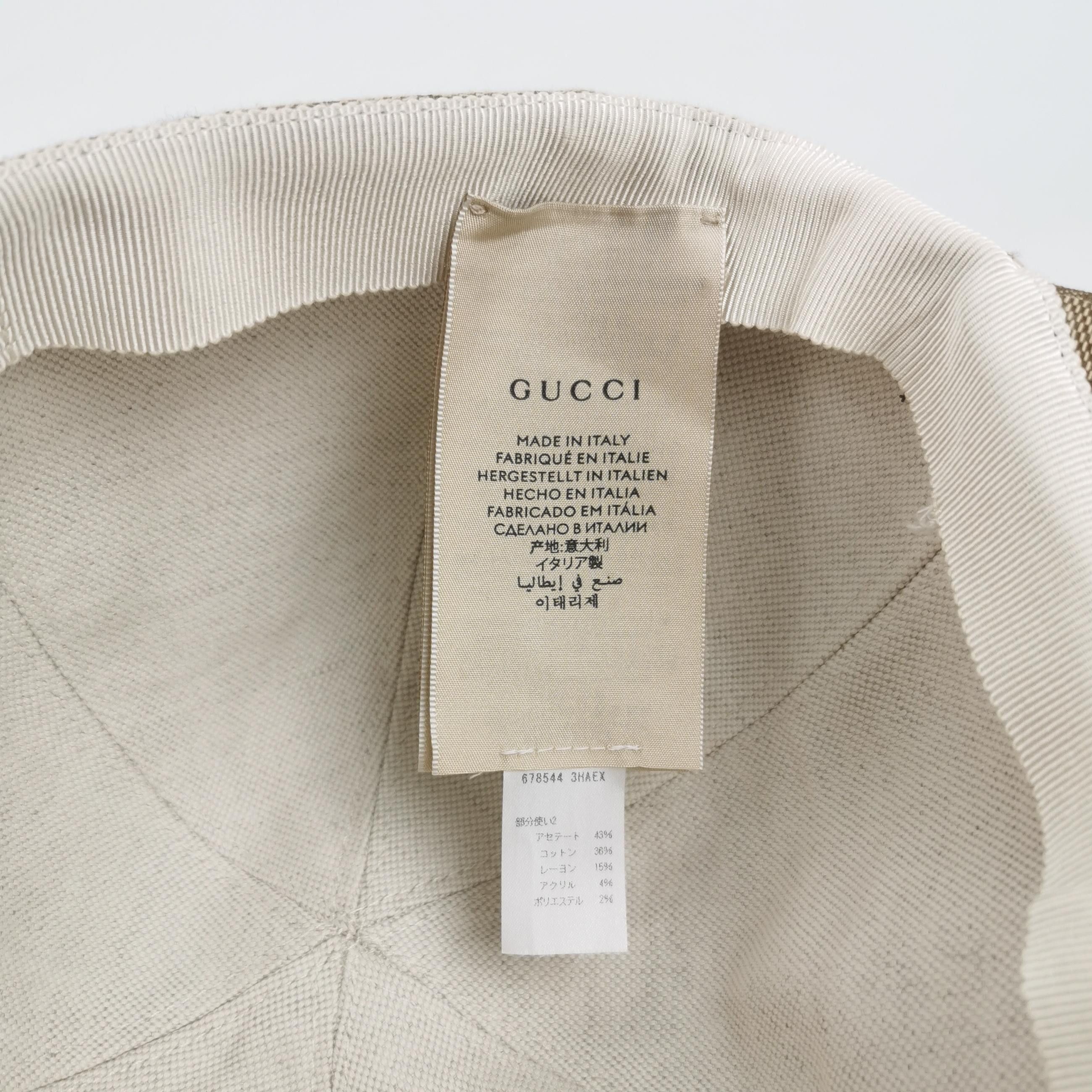 Gucci Gucci GG Monogram Baseball Hat Size ONE SIZE - 4 Thumbnail