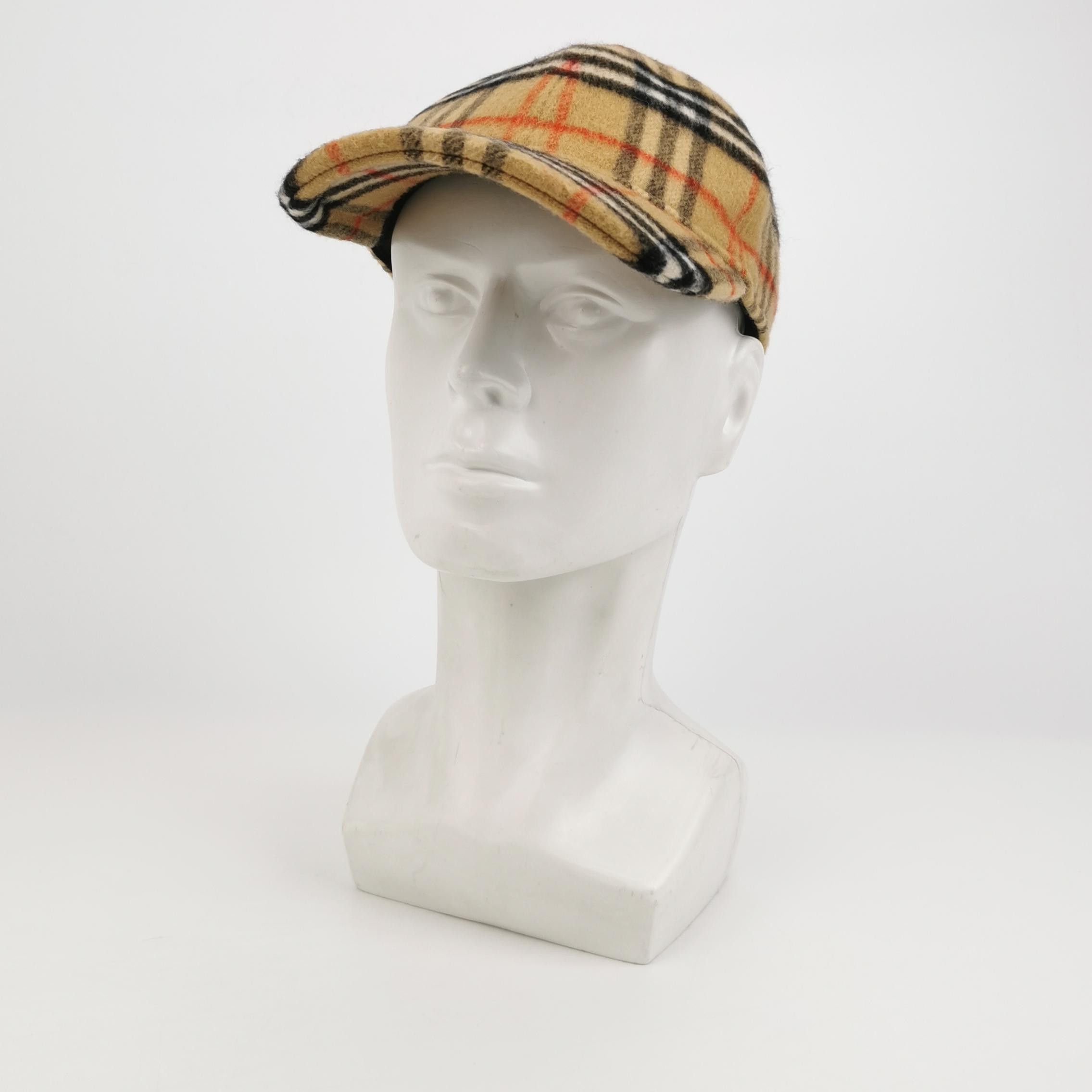 Burberry Burberry Wool Check Baseball Cap Size L Size ONE SIZE - 2 Thumbnail