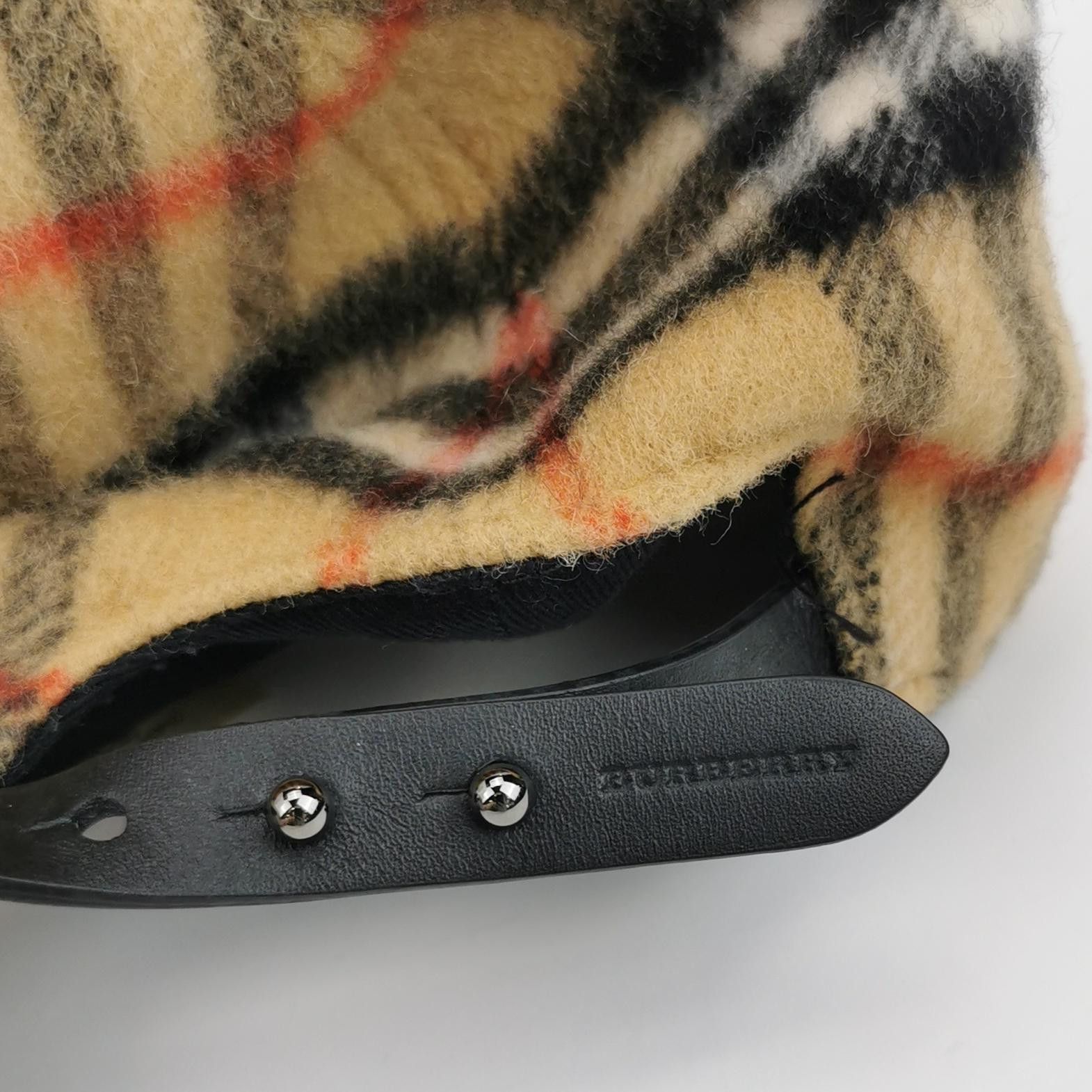 Burberry Burberry Wool Check Baseball Cap Size L Size ONE SIZE - 4 Thumbnail