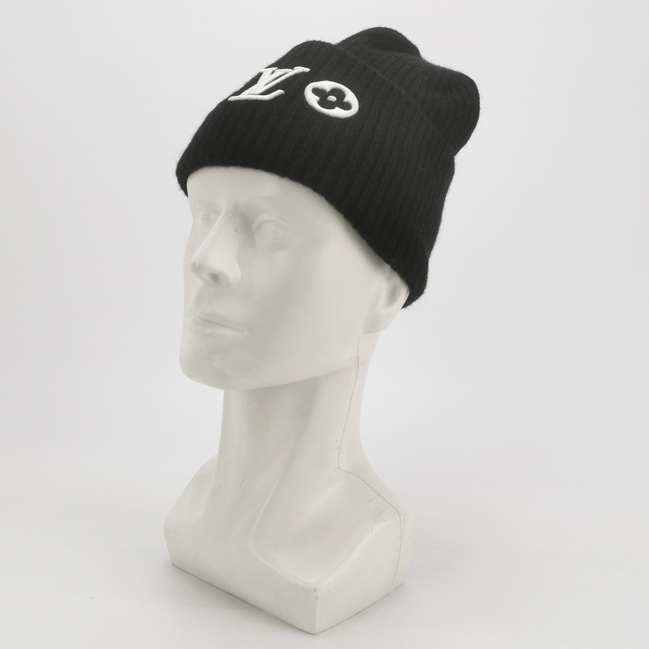 Louis Vuitton Louis Vuitton Monogram Embroidered Beanie One Size Size ONE SIZE - 2 Thumbnail