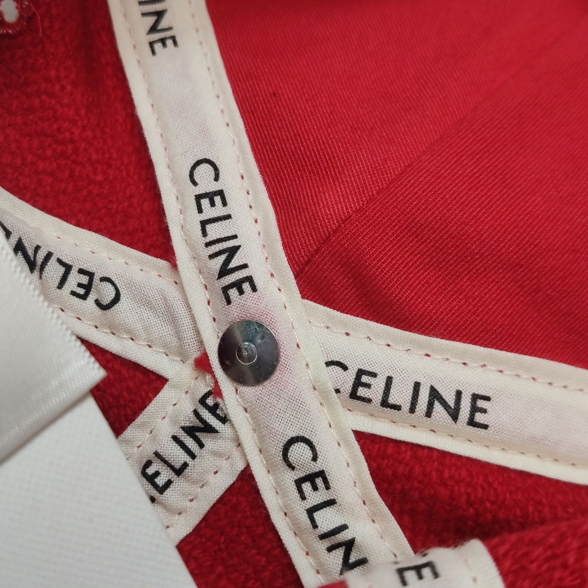 Celine Celine C Logo Wool Baseball Cap Size L Size ONE SIZE - 6 Thumbnail