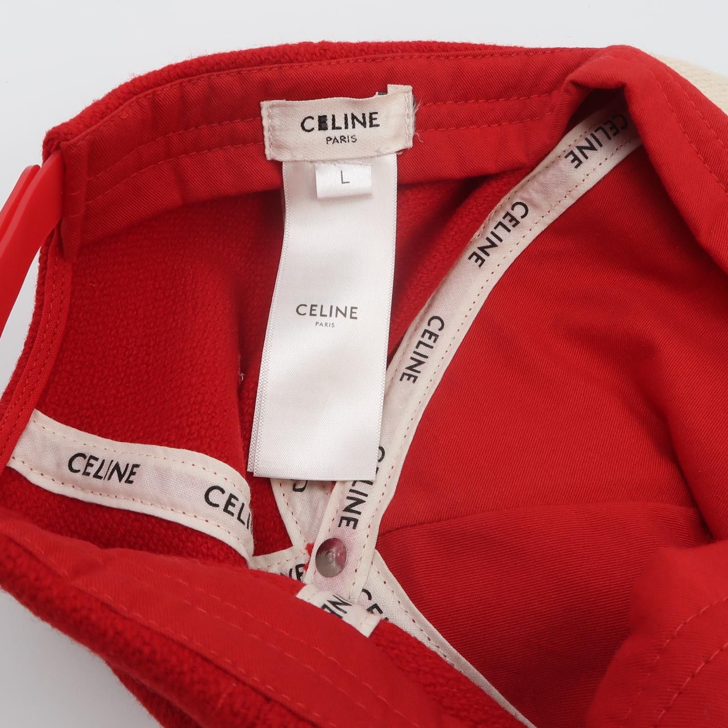 Celine Celine C Logo Wool Baseball Cap Size L Size ONE SIZE - 4 Thumbnail