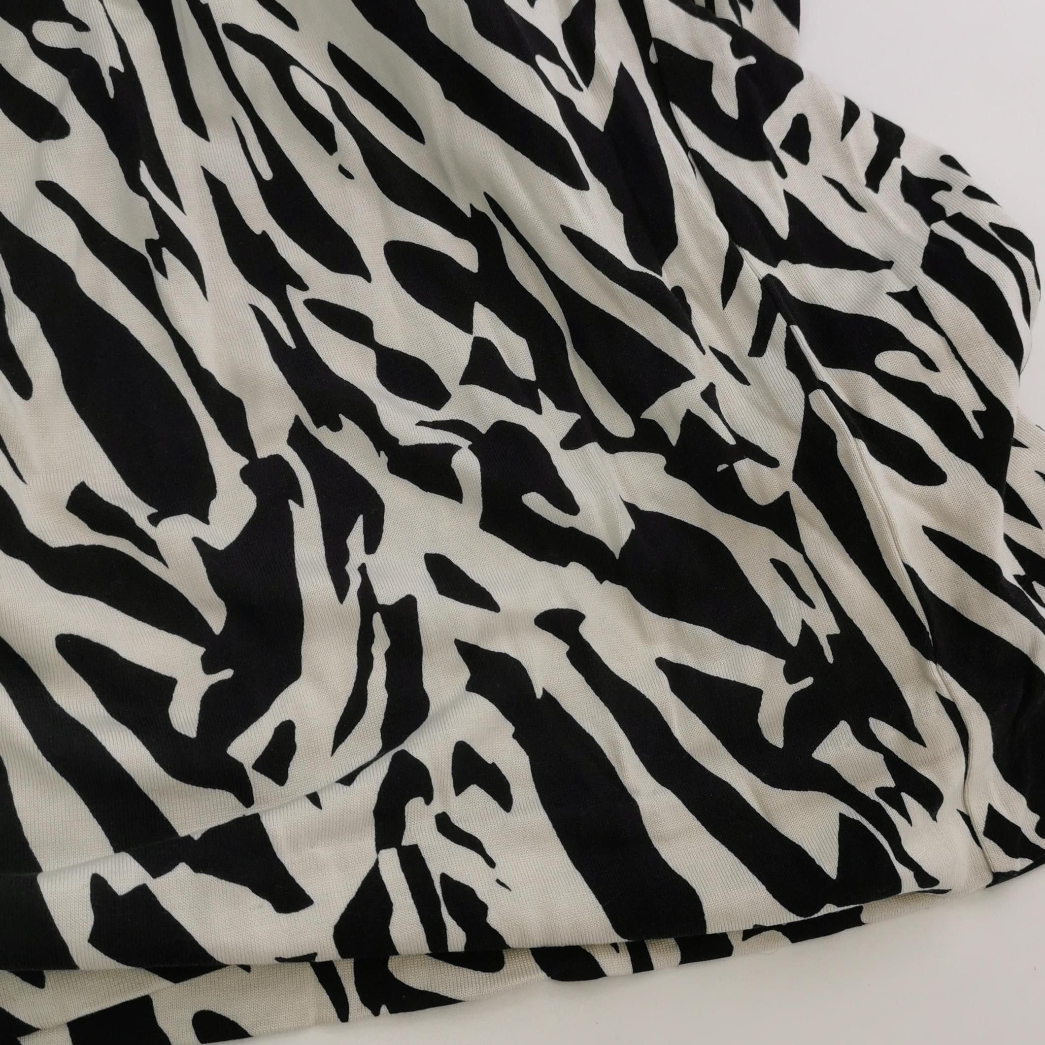 Diane von Furstenberg DIANE von FURSTENBERG Zebra Silk Midi Dress Size 0 Size XS / US 0-2 / IT 36-38 - 3 Thumbnail