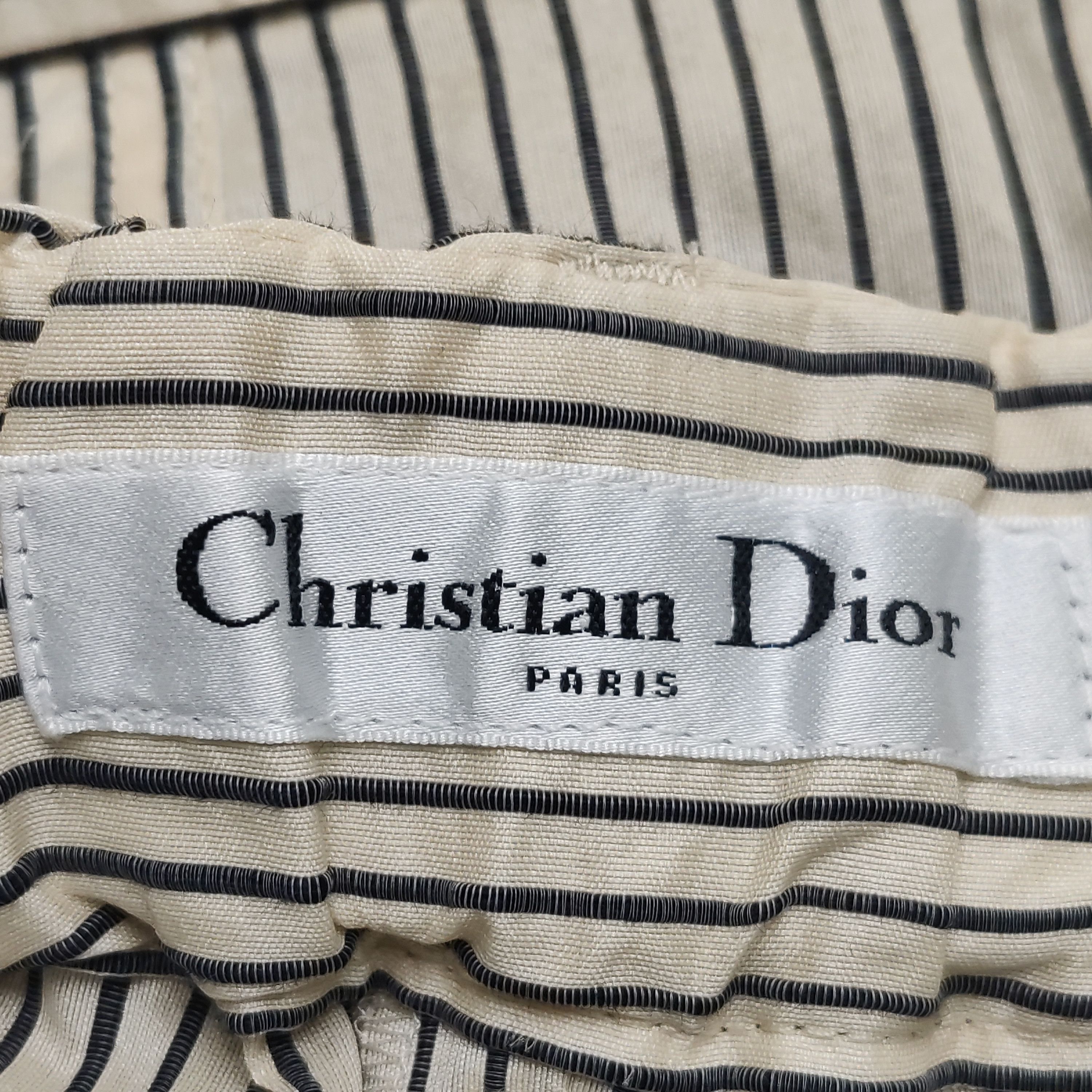 Dior Dior Striped Silk Blend Pants IT 38 Size 26" / US 2 / IT 38 - 4 Thumbnail