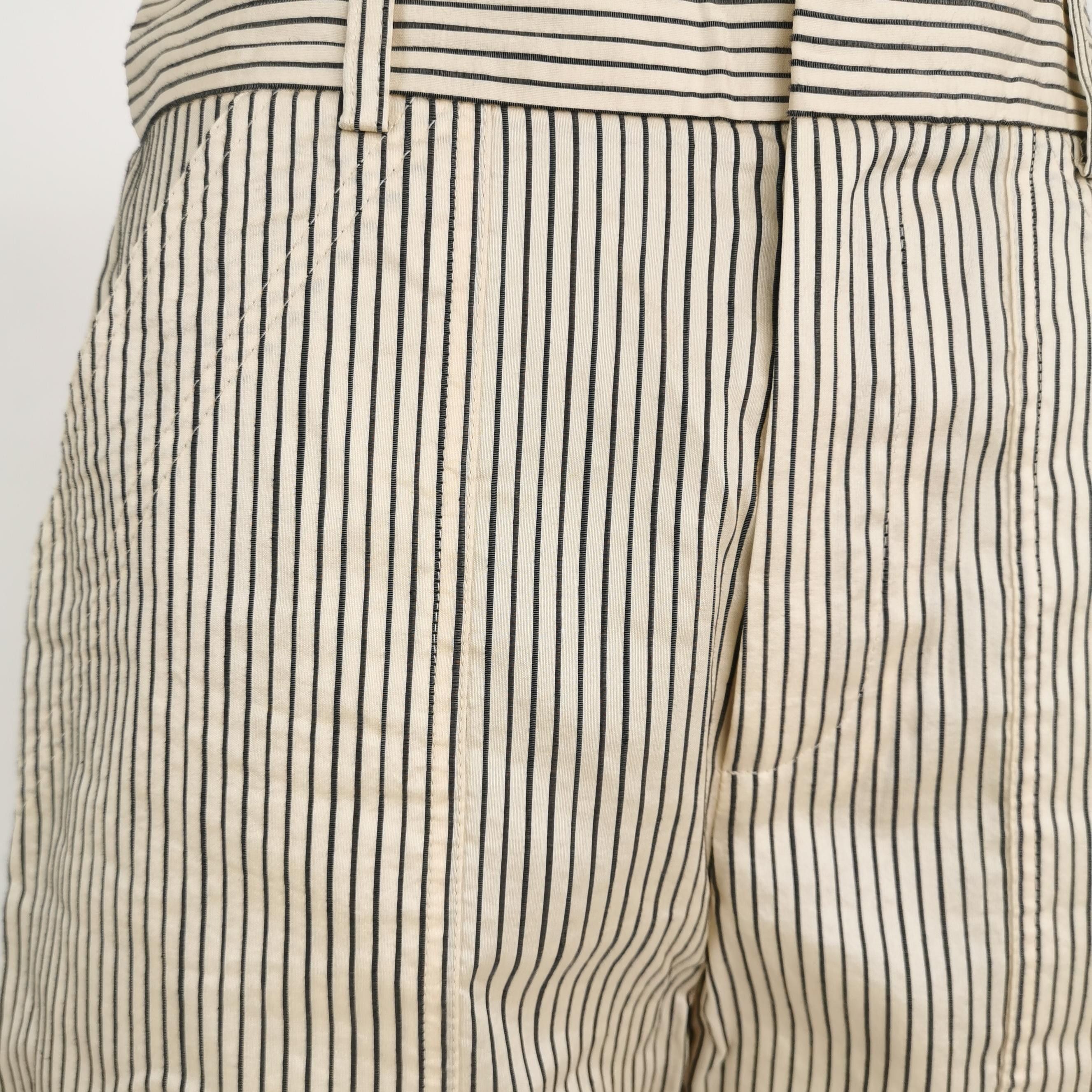 Dior Dior Striped Silk Blend Pants IT 38 Size 26" / US 2 / IT 38 - 3 Thumbnail