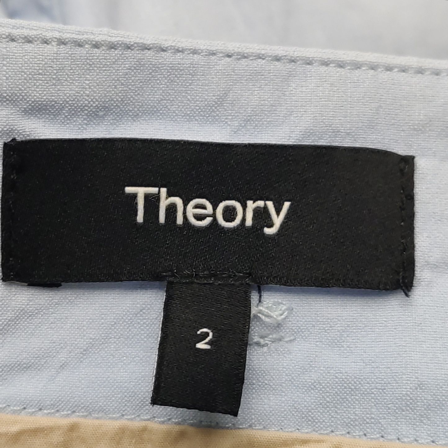 Theory Theory Linen Blend Mini Skirt Size 2 Size 26" / US 2 / IT 38 - 3 Thumbnail