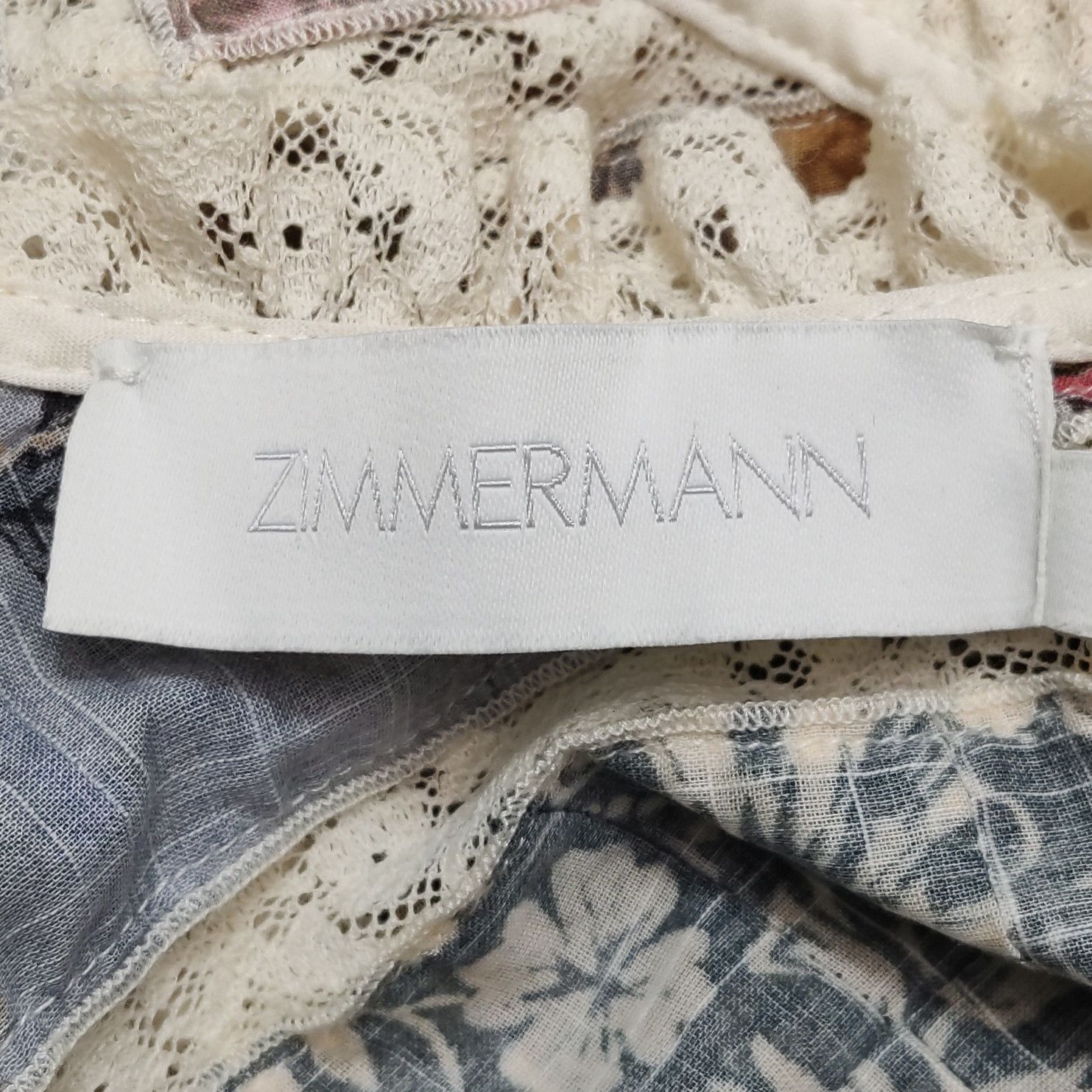 Zimmermann Zimmermann Patchwork Cotton Midi Dress Size 1 Size S / US 4 / IT 40 - 7 Thumbnail