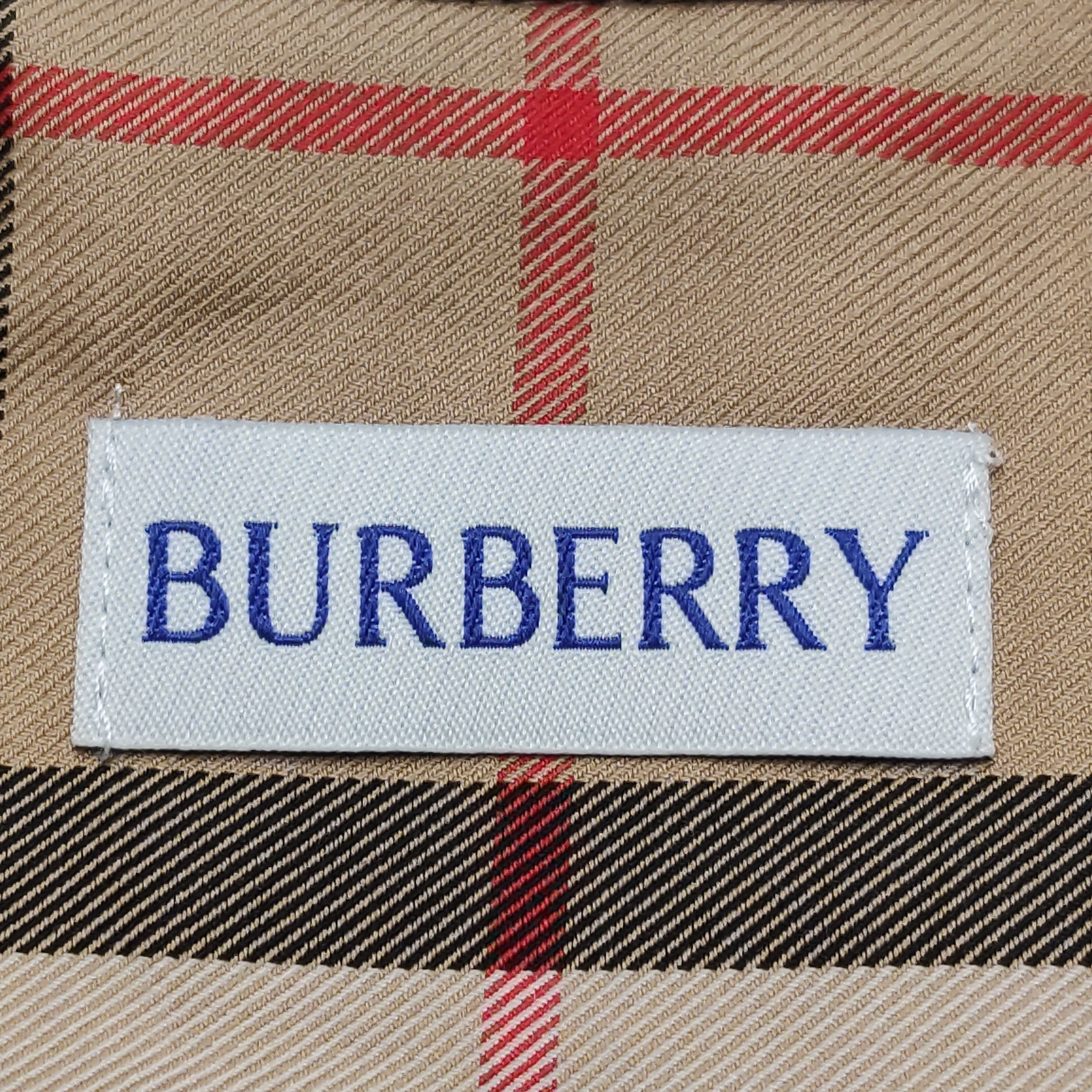 Burberry Burberry Check Short Sleeve Button Up Shirt Size 6 Size S / US 4 / IT 40 - 4 Thumbnail