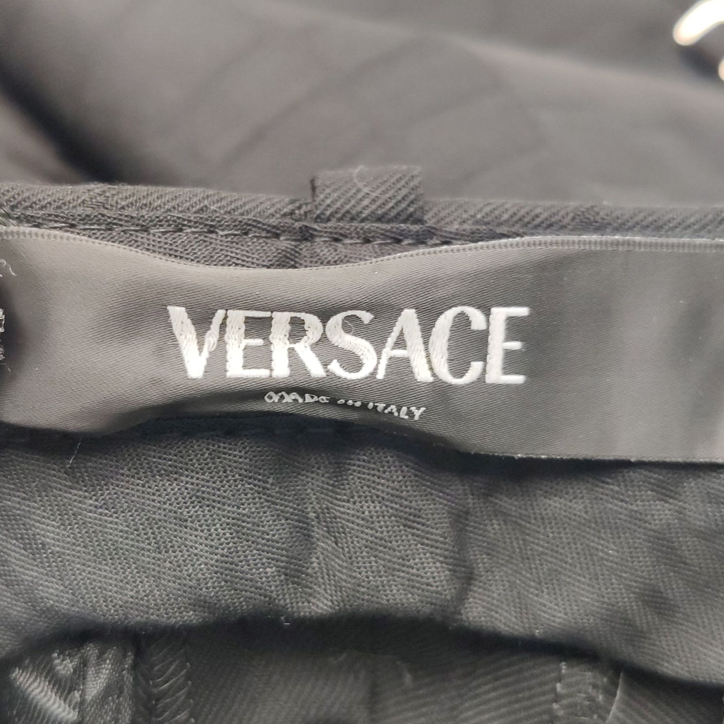Versace Versace Black Wool Pants Size 38 Size 26" / US 2 / IT 38 - 5 Thumbnail
