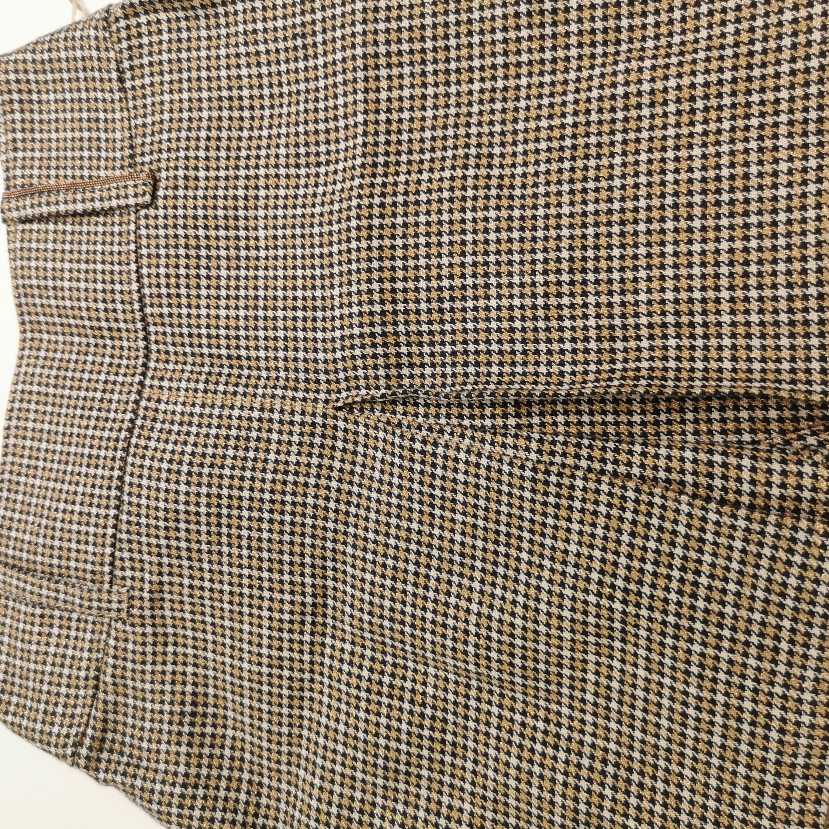 Brunello Cucinelli Brunello Cucinelli Linen Blend Check Shorts Size US 0 Size 25" / US 0 / IT 36 - 3 Thumbnail