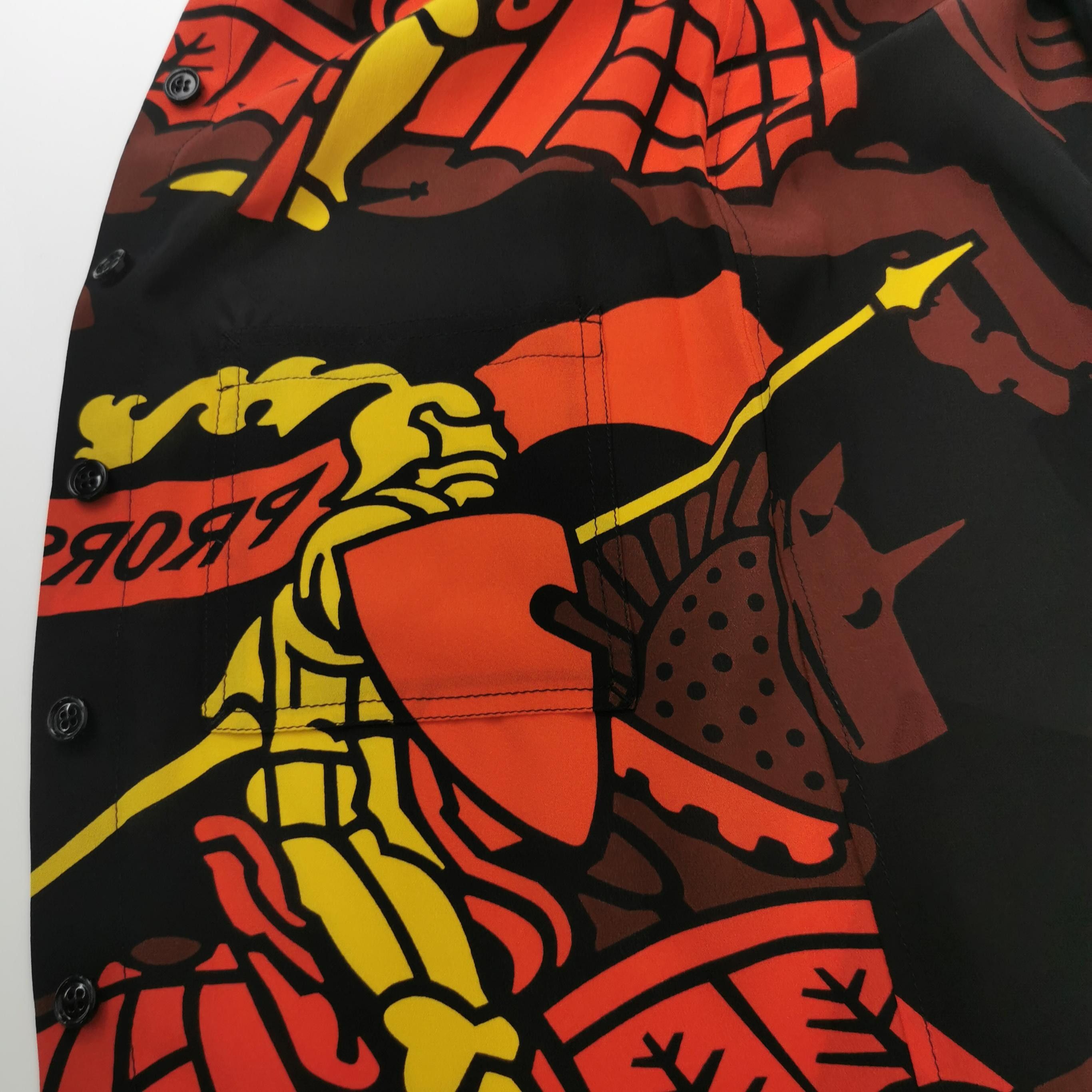 Burberry Burberry Silk Graphic Midi Dress US 2 Size XS / US 0-2 / IT 36-38 - 3 Thumbnail