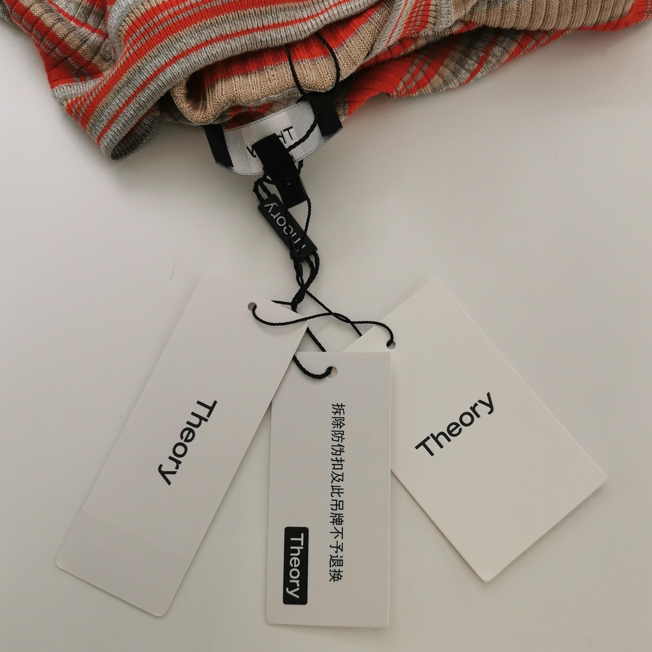 Theory Theory Multi Stripe Ribbed Sweater Size S Size S / US 4 / IT 40 - 4 Thumbnail