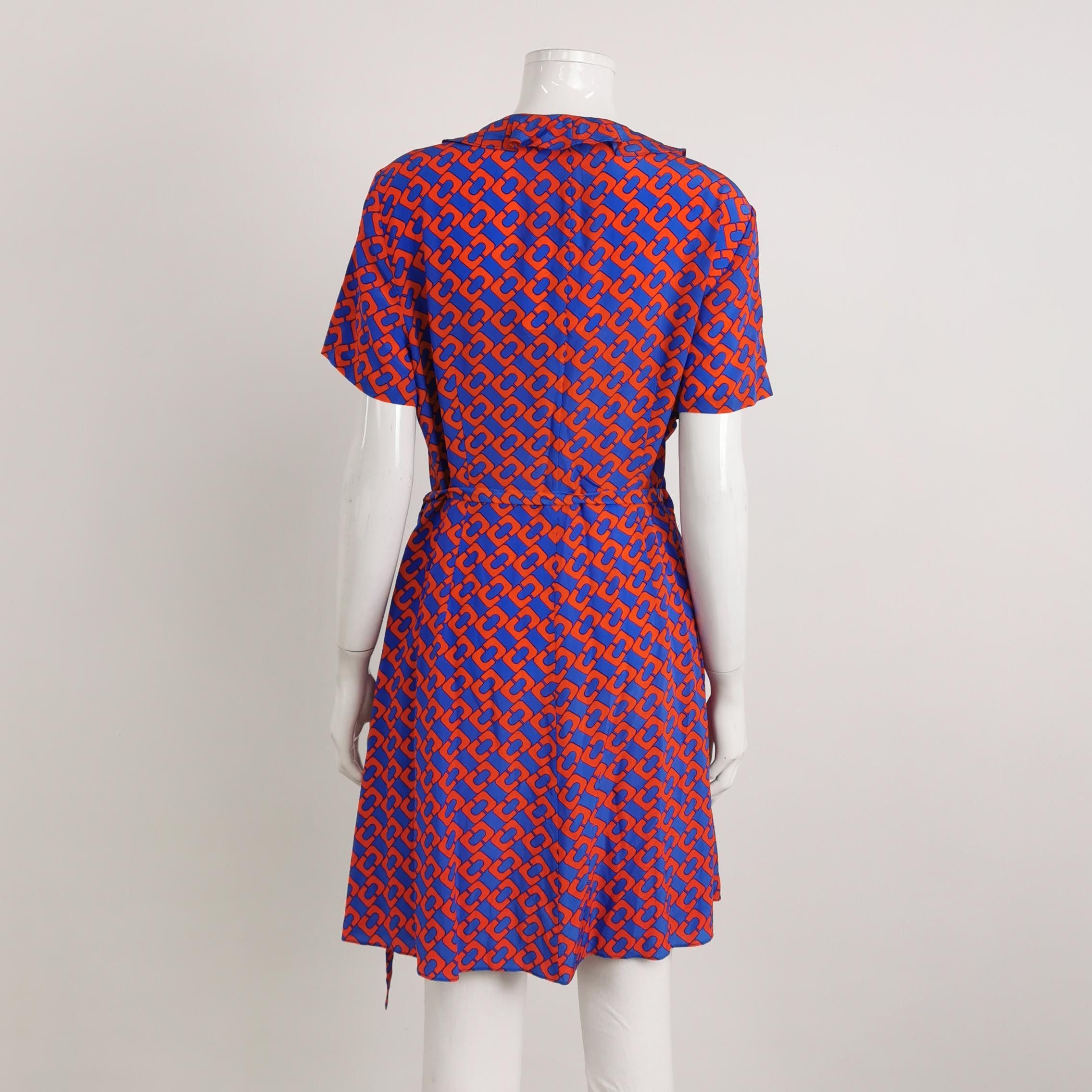 Diane von Furstenberg Diane von Furstenberg Silk Wrap Dress Size 14 Size XL / US 12-14 / IT 48-50 - 2 Thumbnail
