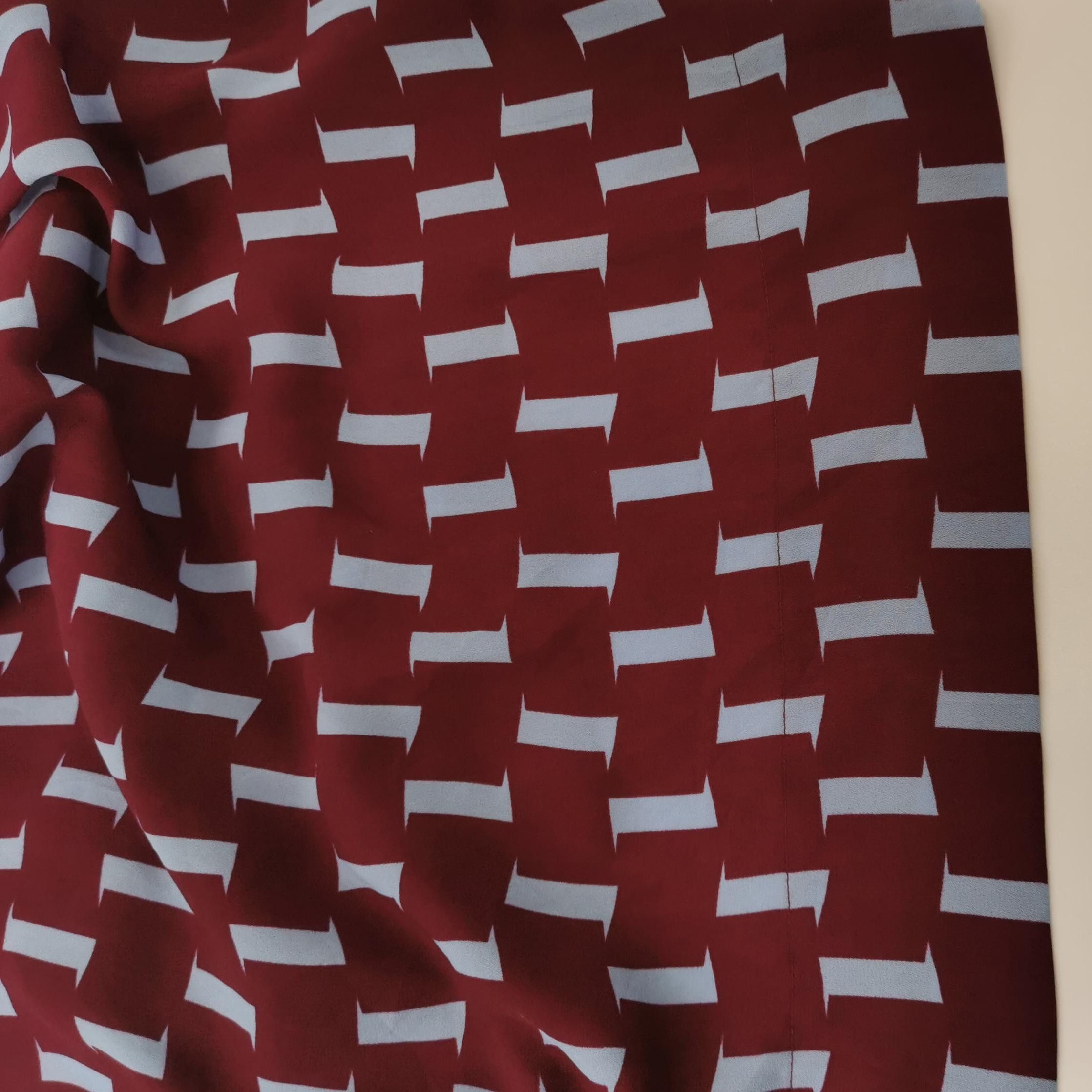 Diane von Furstenberg Diane von Furstenberg Geometric Print Shirt Dress Size 12 Size XL / US 12-14 / IT 48-50 - 3 Thumbnail