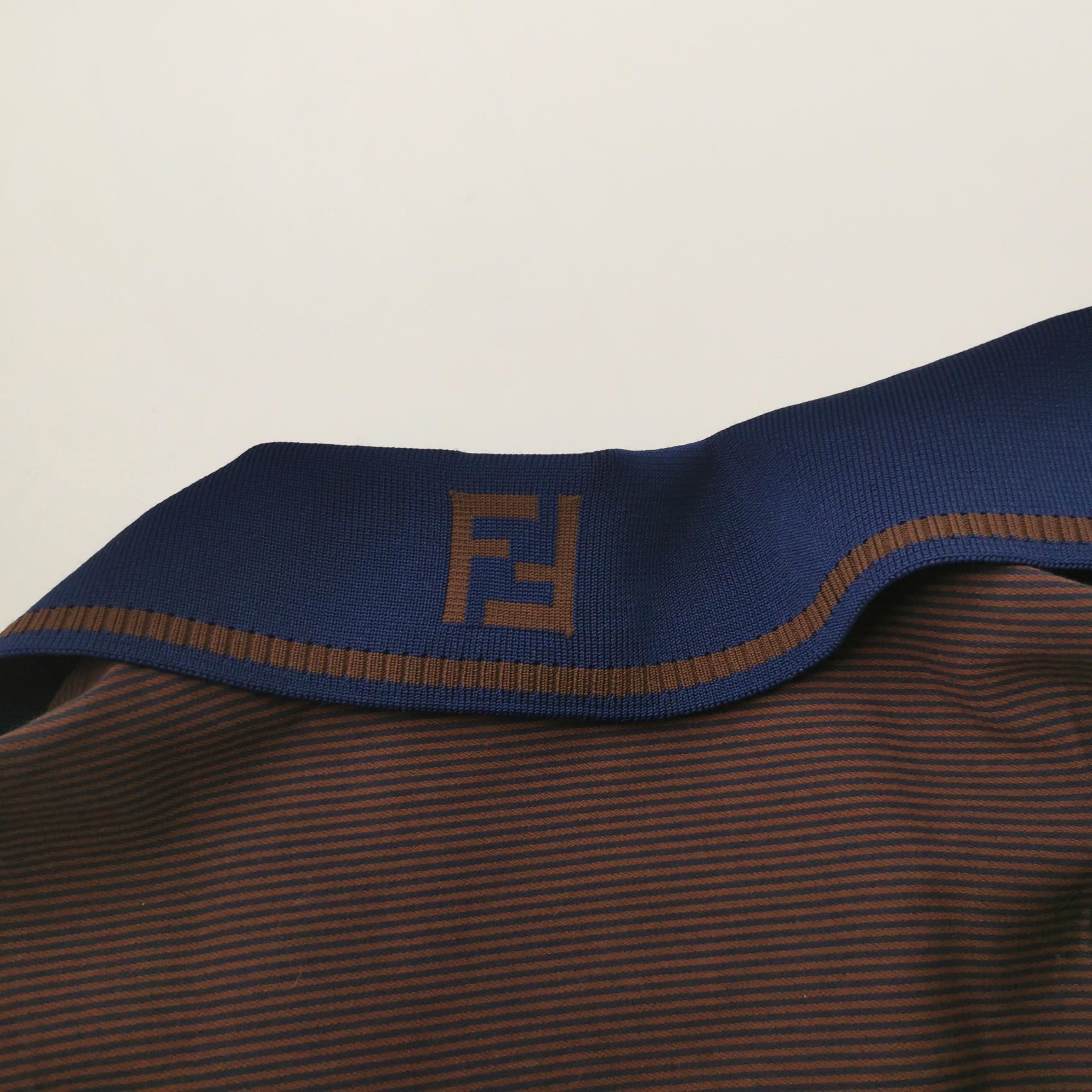 Fendi Fendi Stripe Logo Collar Jacket Size 2 Size XS / US 0-2 / IT 36-38 - 3 Thumbnail