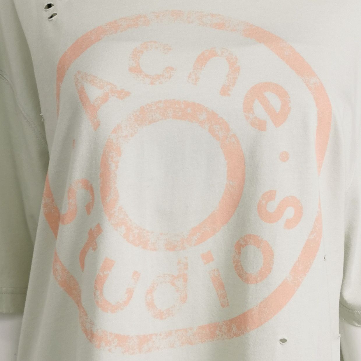 Acne Studios Acne Studios Distressed Logo Print T-Shirt Size S Size US S / EU 44-46 / 1 - 3 Thumbnail