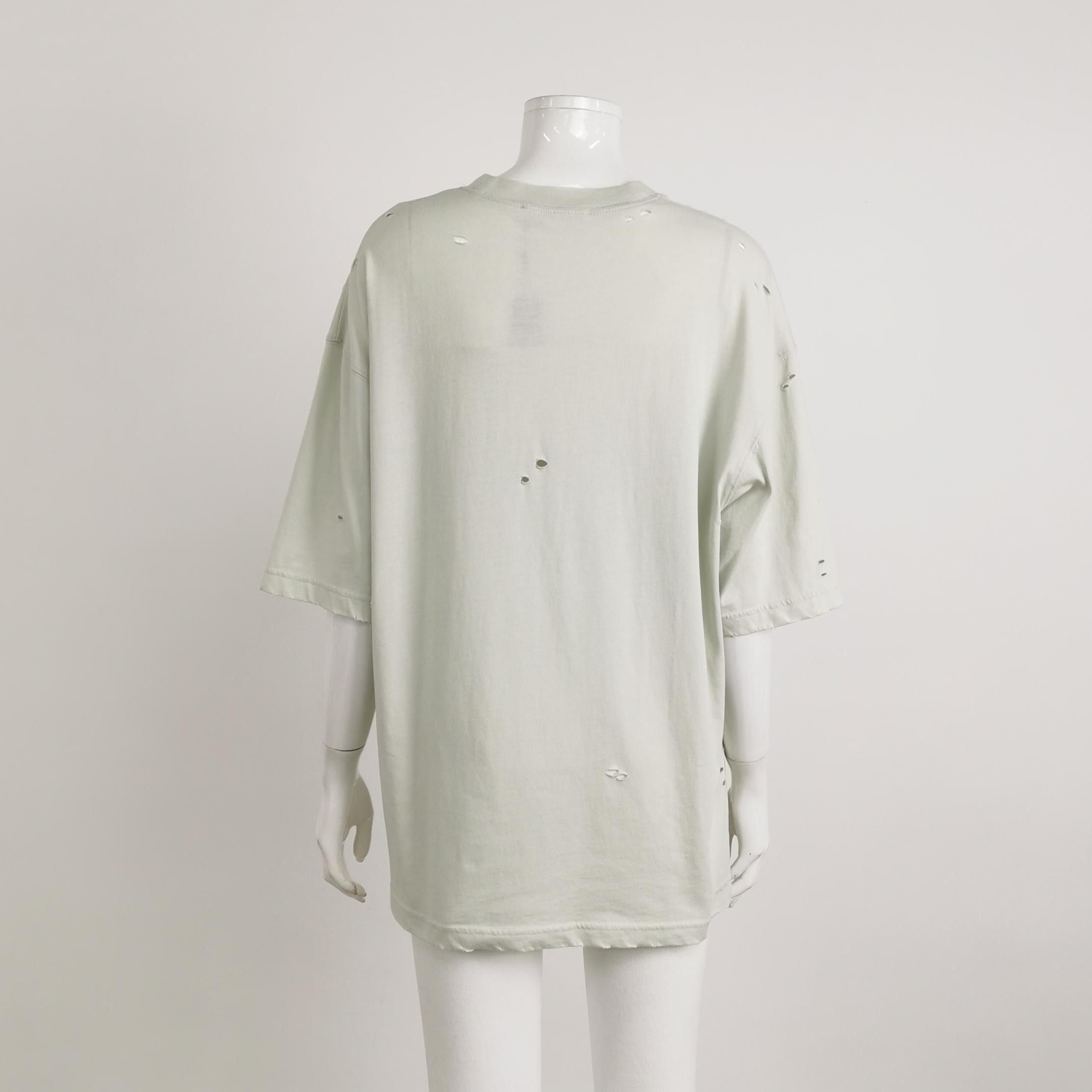 Acne Studios Acne Studios Distressed Logo Print T-Shirt Size S Size US S / EU 44-46 / 1 - 2 Thumbnail