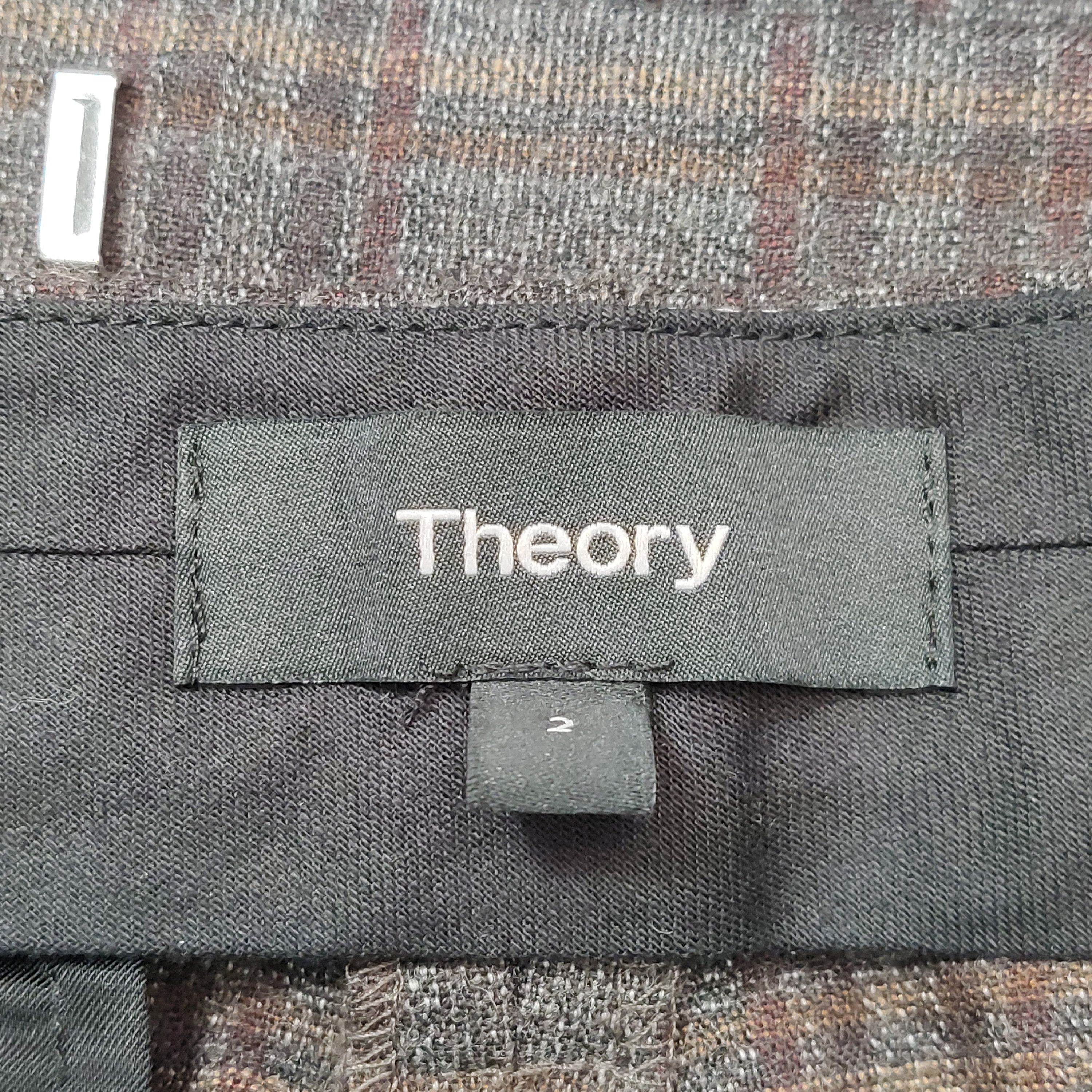 Theory Theory Plaid Wool Blend Pants Size 2 Size 26" / US 2 / IT 38 - 4 Thumbnail