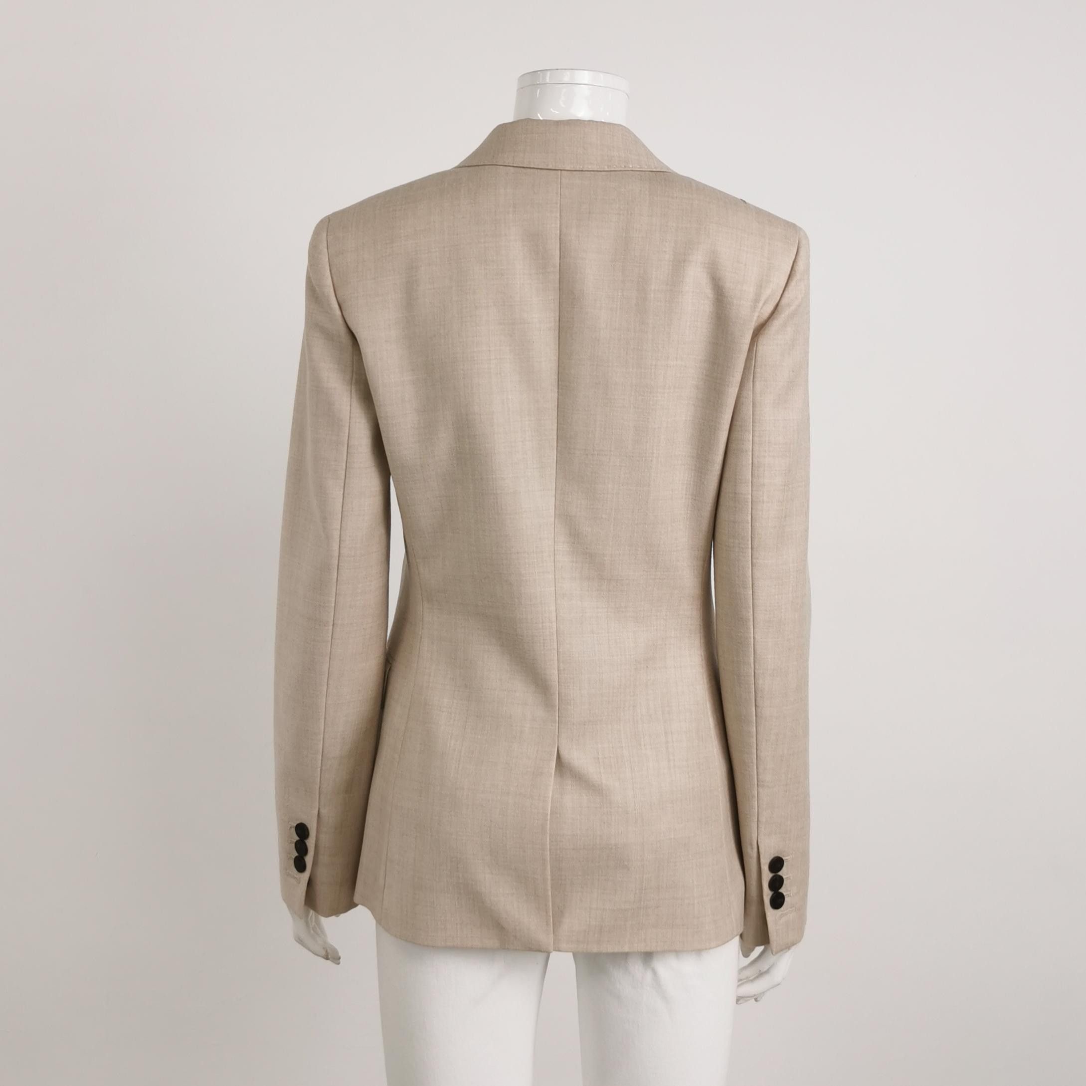 Theory Theory Wool Blazer Beige Size 2 Size XS / US 0-2 / IT 36-38 - 2 Thumbnail