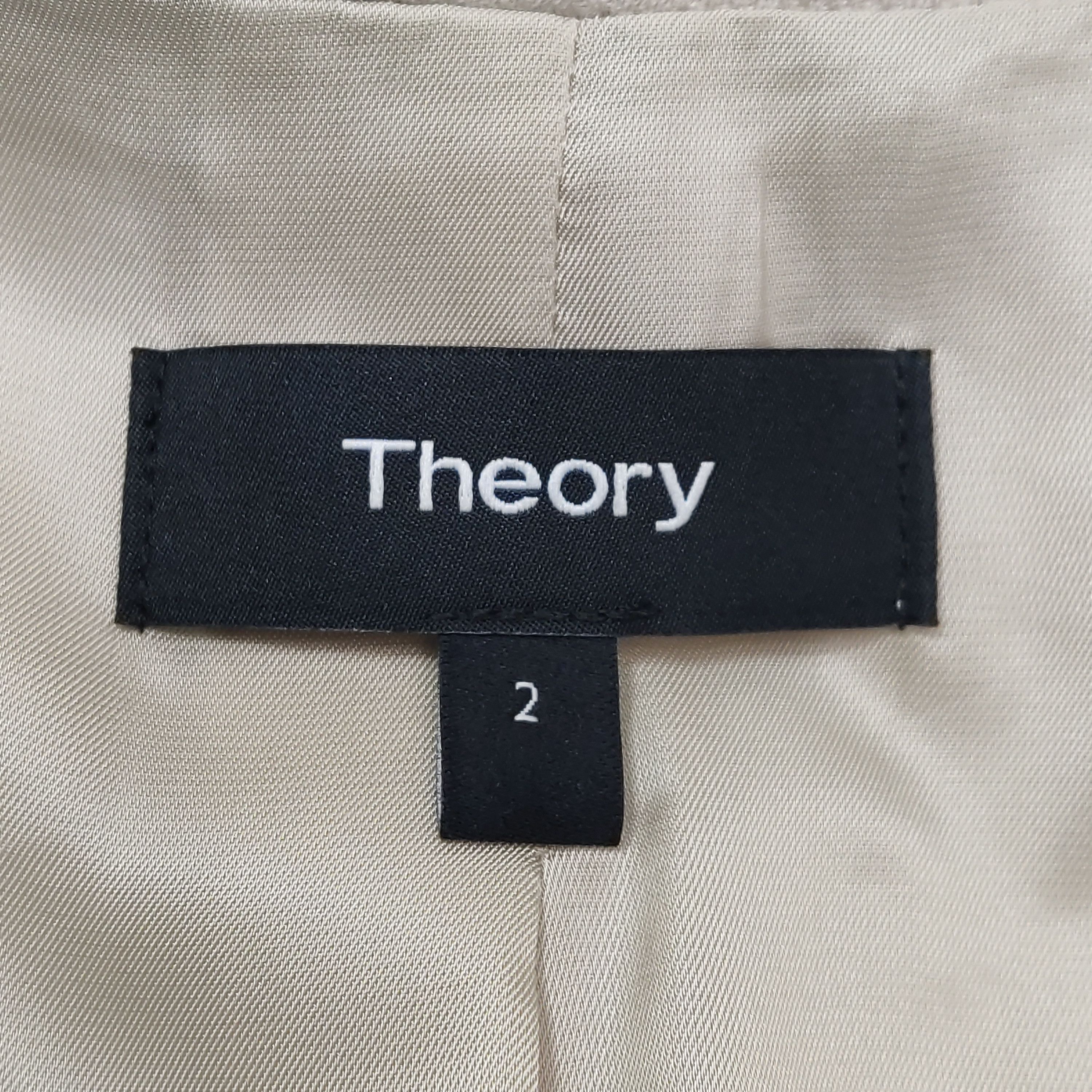 Theory Theory Wool Blazer Beige Size 2 Size XS / US 0-2 / IT 36-38 - 3 Thumbnail
