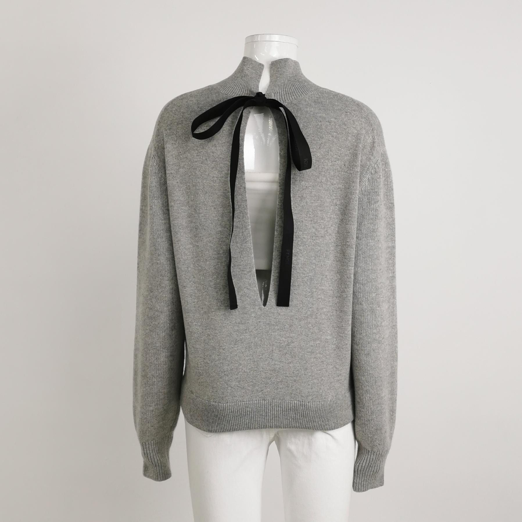Fendi Fendi Wool Cashmere Knit Sweater Size IT 40 Size S / US 4 / IT 40 - 2 Thumbnail