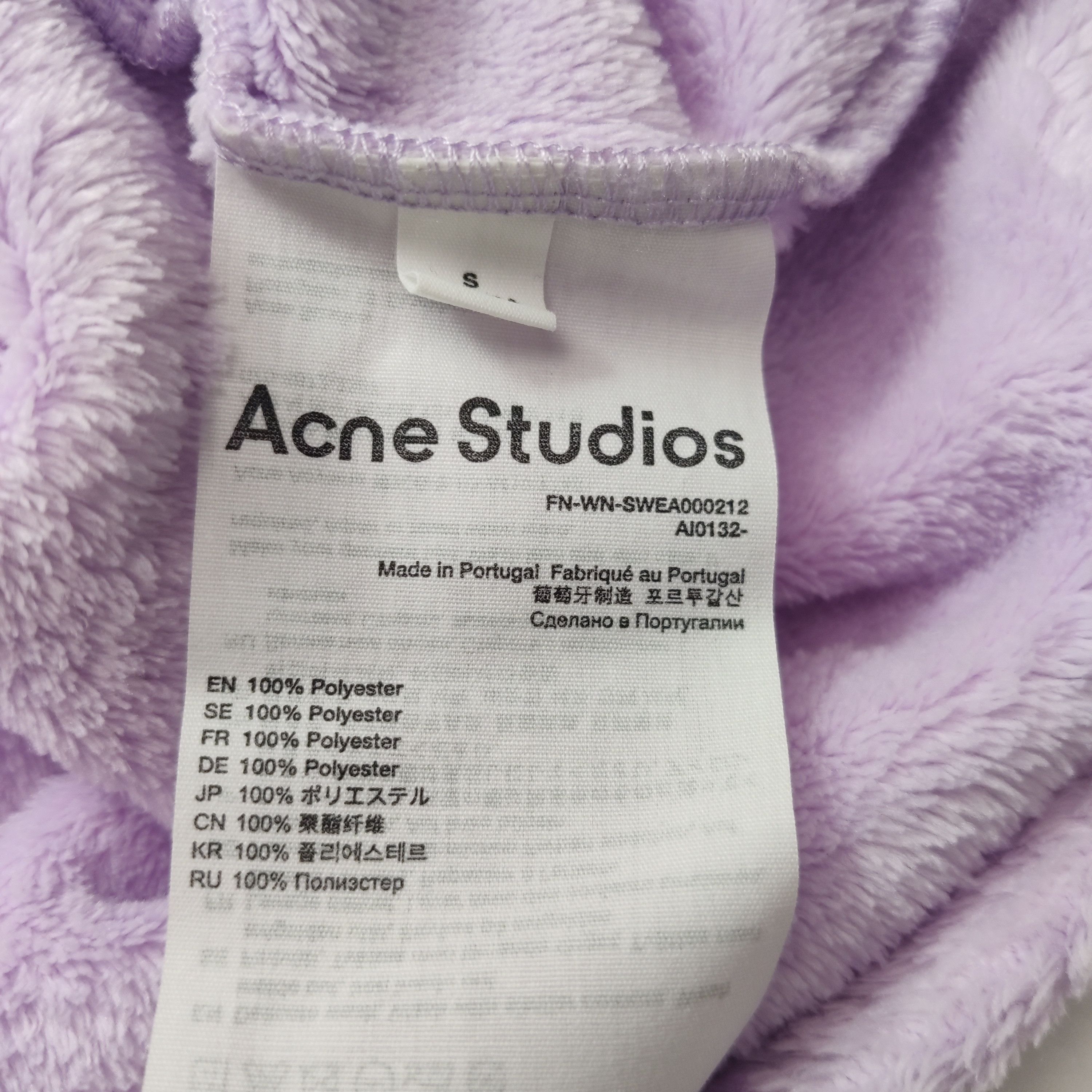 Acne Studios Acne Studios Floral Fleece Hoodie Size S Size US S / EU 44-46 / 1 - 7 Thumbnail