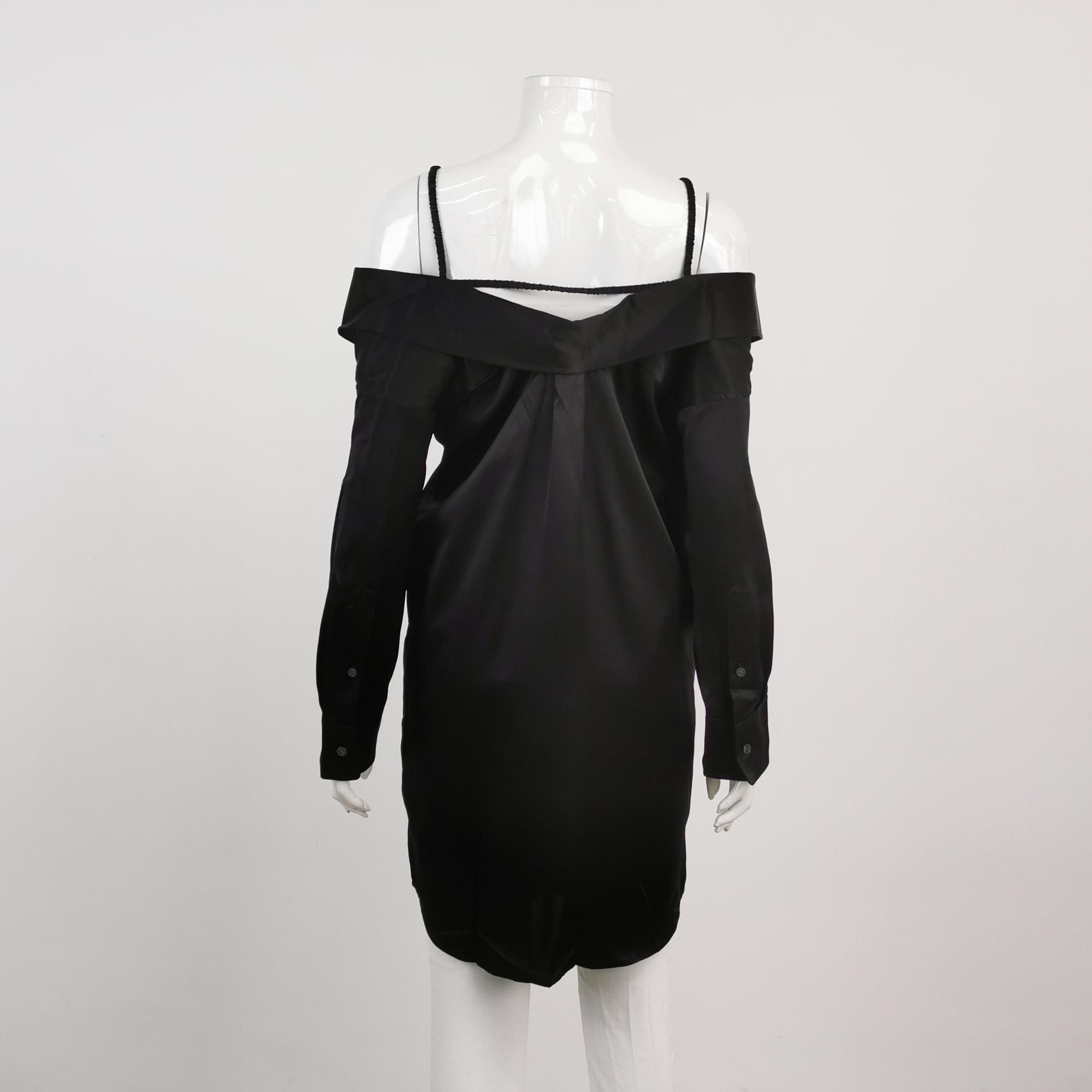 Alexander Wang Alexander Wang Silk Button Down Mini Dress Size 2 Size XS / US 0-2 / IT 36-38 - 2 Thumbnail