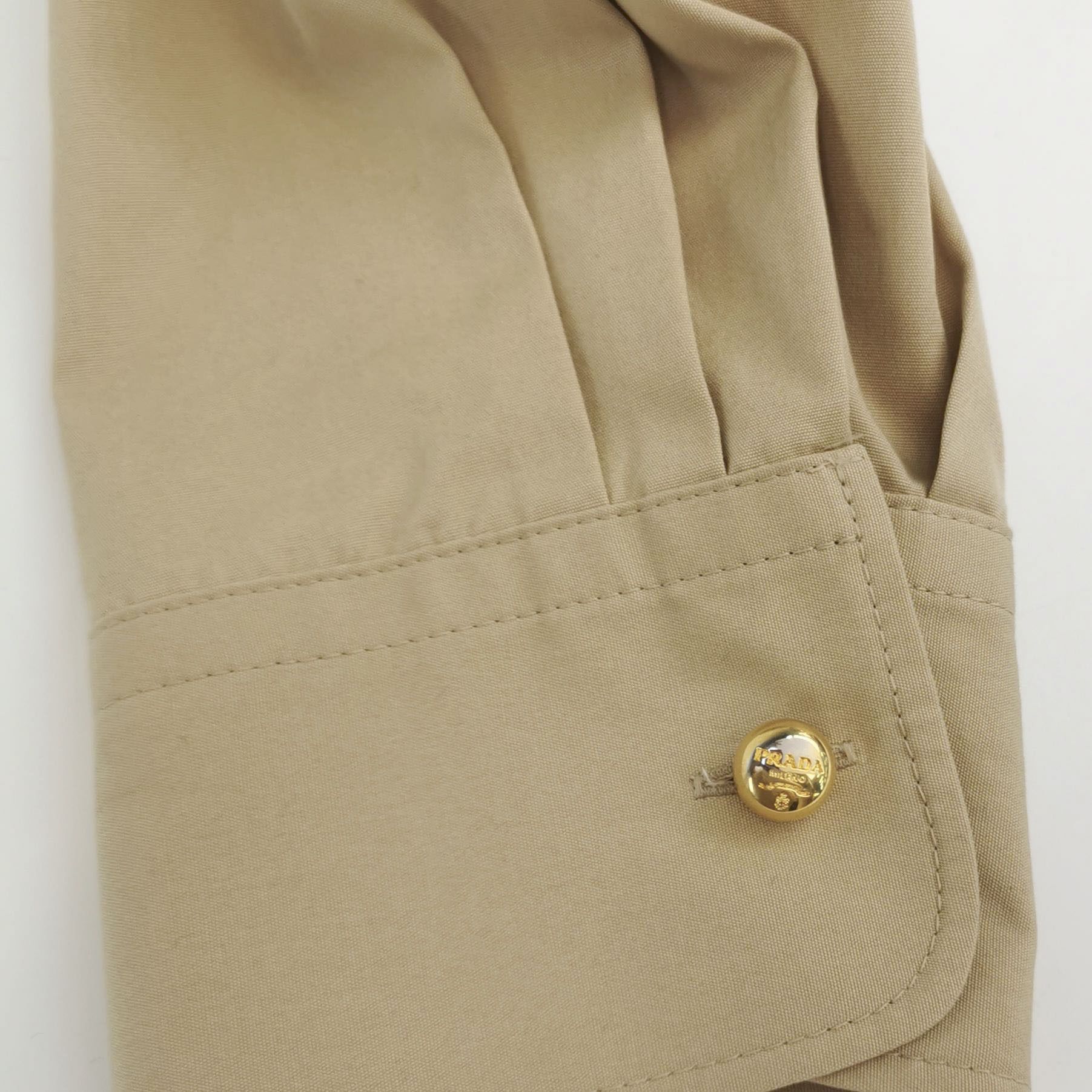 Prada Prada Cropped Cotton Jacket Size 42 Size M / US 6-8 / IT 42-44 - 3 Thumbnail