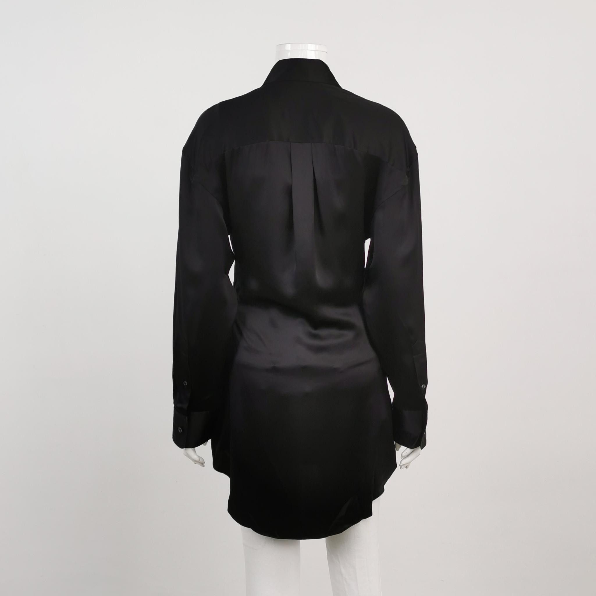 Alexander Wang Alexander Wang Silk Shirt Mini Dress Size 4 Size S / US 4 / IT 40 - 2 Thumbnail