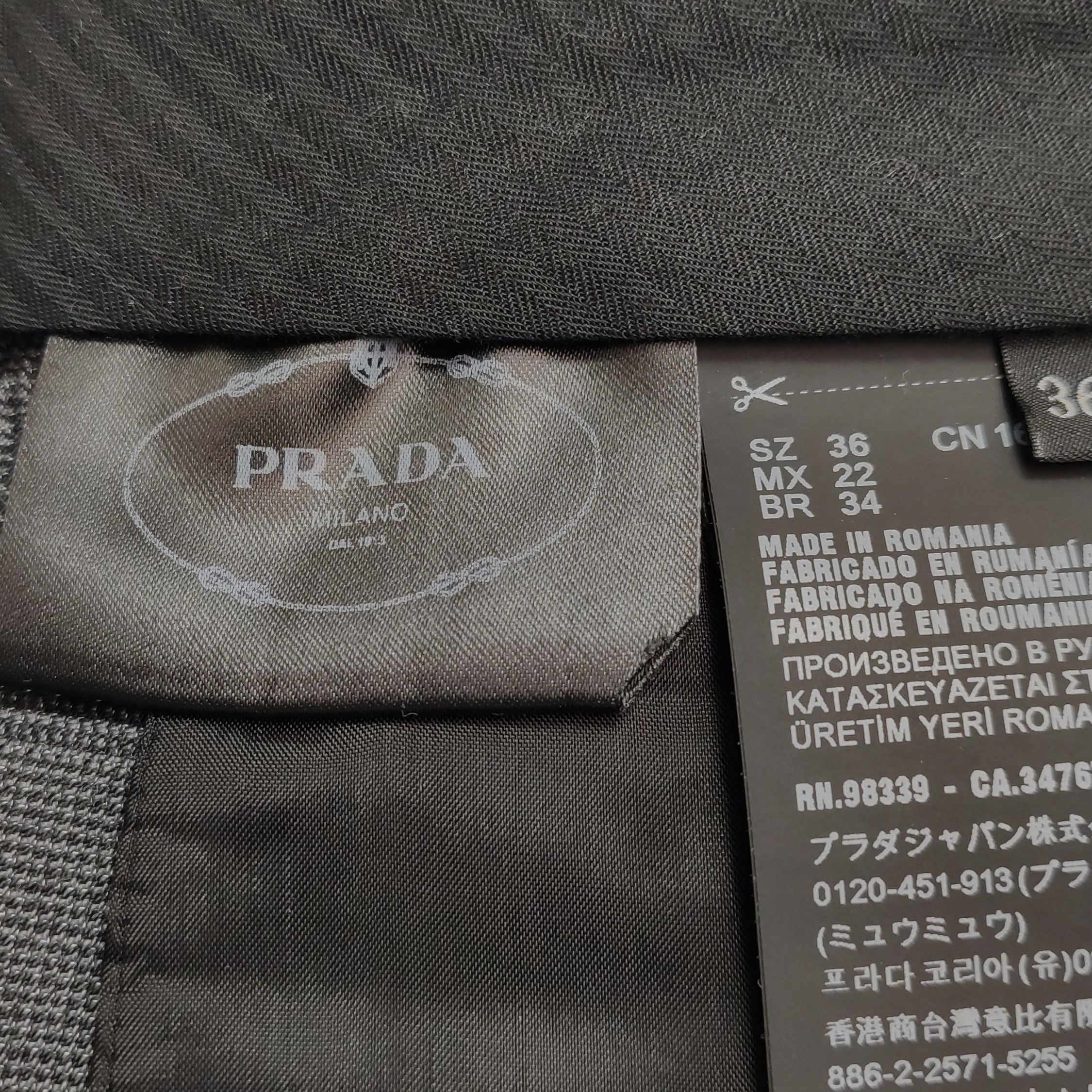 Prada Prada Check Wool Blend Pants Size 36 Size 25" / US 0 / IT 36 - 8 Thumbnail