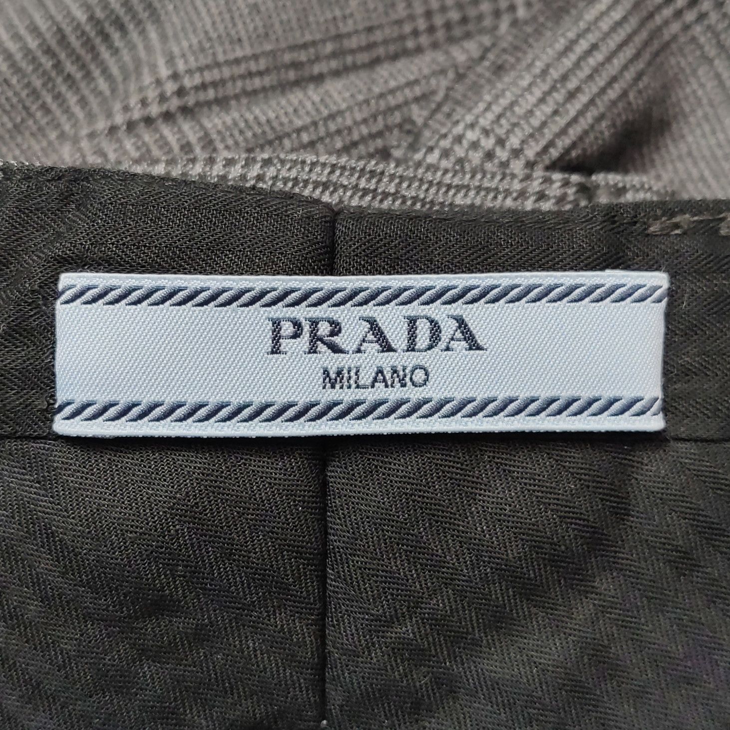 Prada Prada Check Wool Blend Pants Size 36 Size 25" / US 0 / IT 36 - 4 Thumbnail