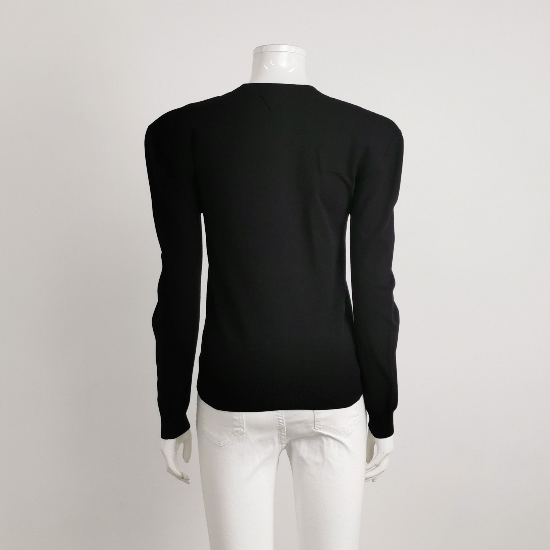 Prada Prada Black Solid Long Sleeve Sweater Size 40 Size S / US 4 / IT 40 - 2 Thumbnail