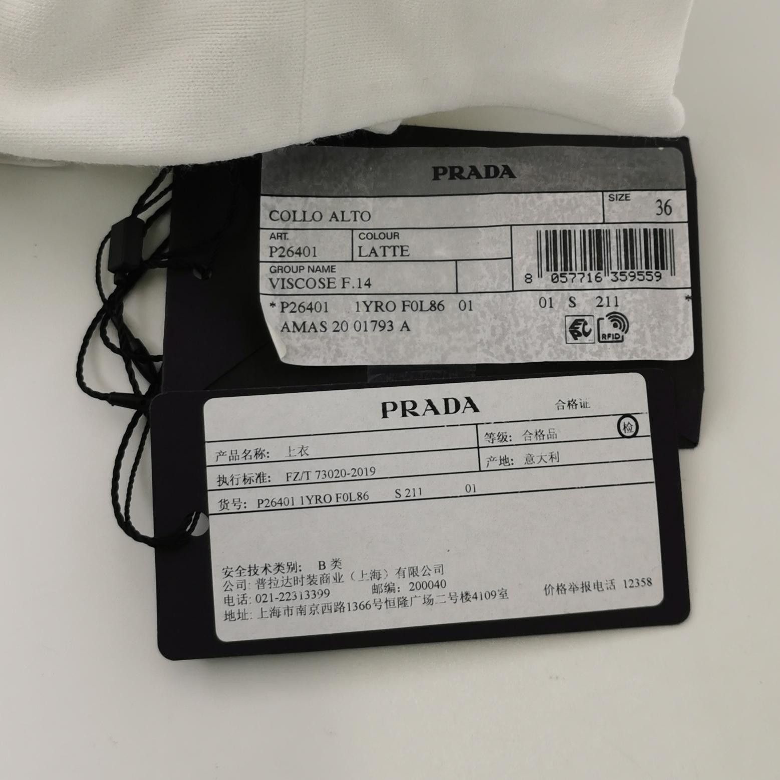 Prada Prada Cut-Out Viscose Long Sleeve Sweater Size 36 Size XS / US 0-2 / IT 36-38 - 4 Thumbnail