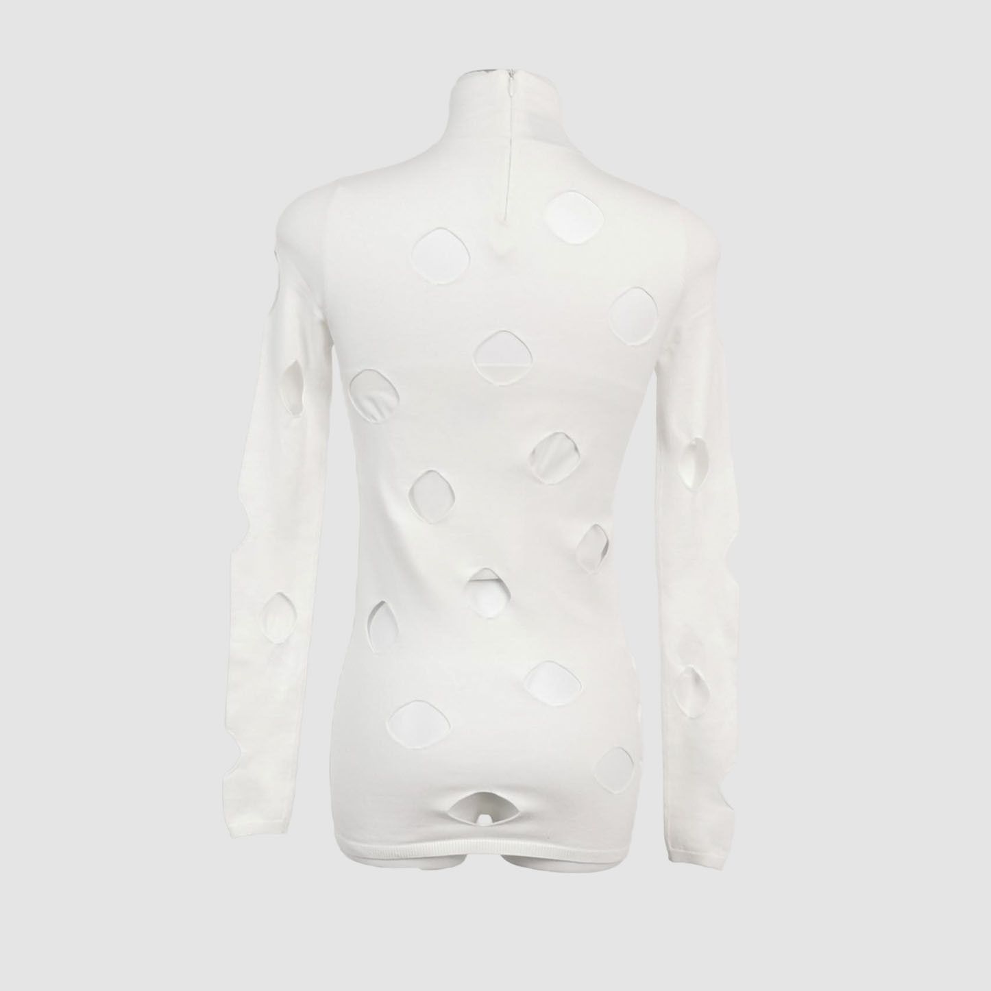 Prada Prada Cut-Out Viscose Long Sleeve Sweater Size 36 Size XS / US 0-2 / IT 36-38 - 2 Thumbnail