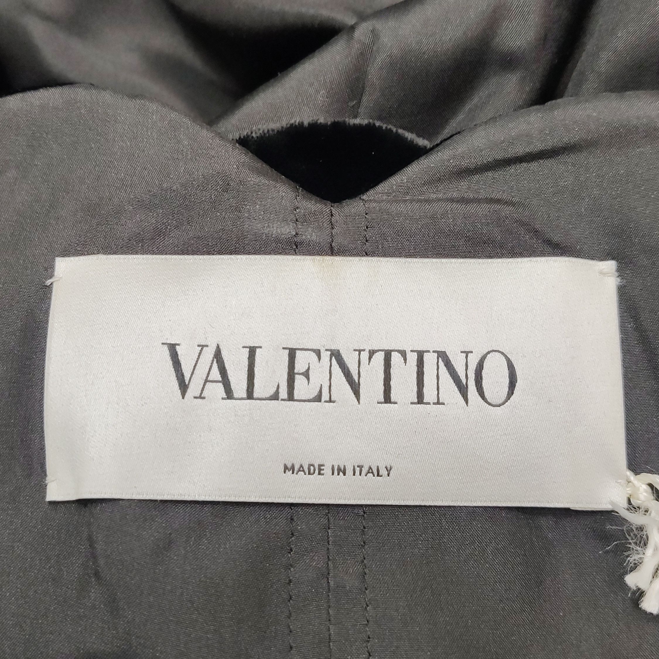 Valentino Valentino Black Velvet Panel Midi Dress Size 44 Size M / US 6-8 / IT 42-44 - 4 Thumbnail