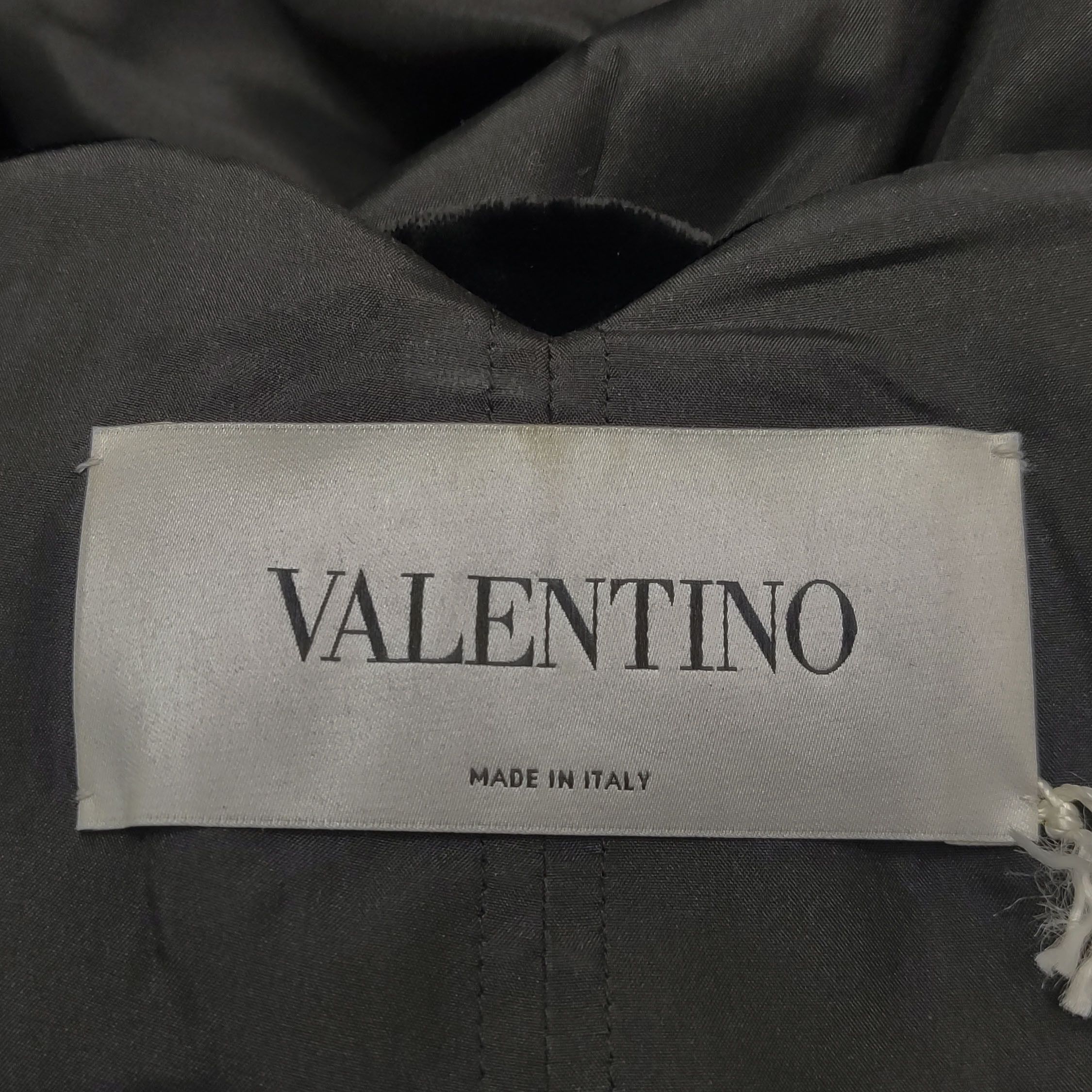 Valentino Valentino Black Velvet Panel Midi Dress Size 44 Size M / US 6-8 / IT 42-44 - 9 Thumbnail