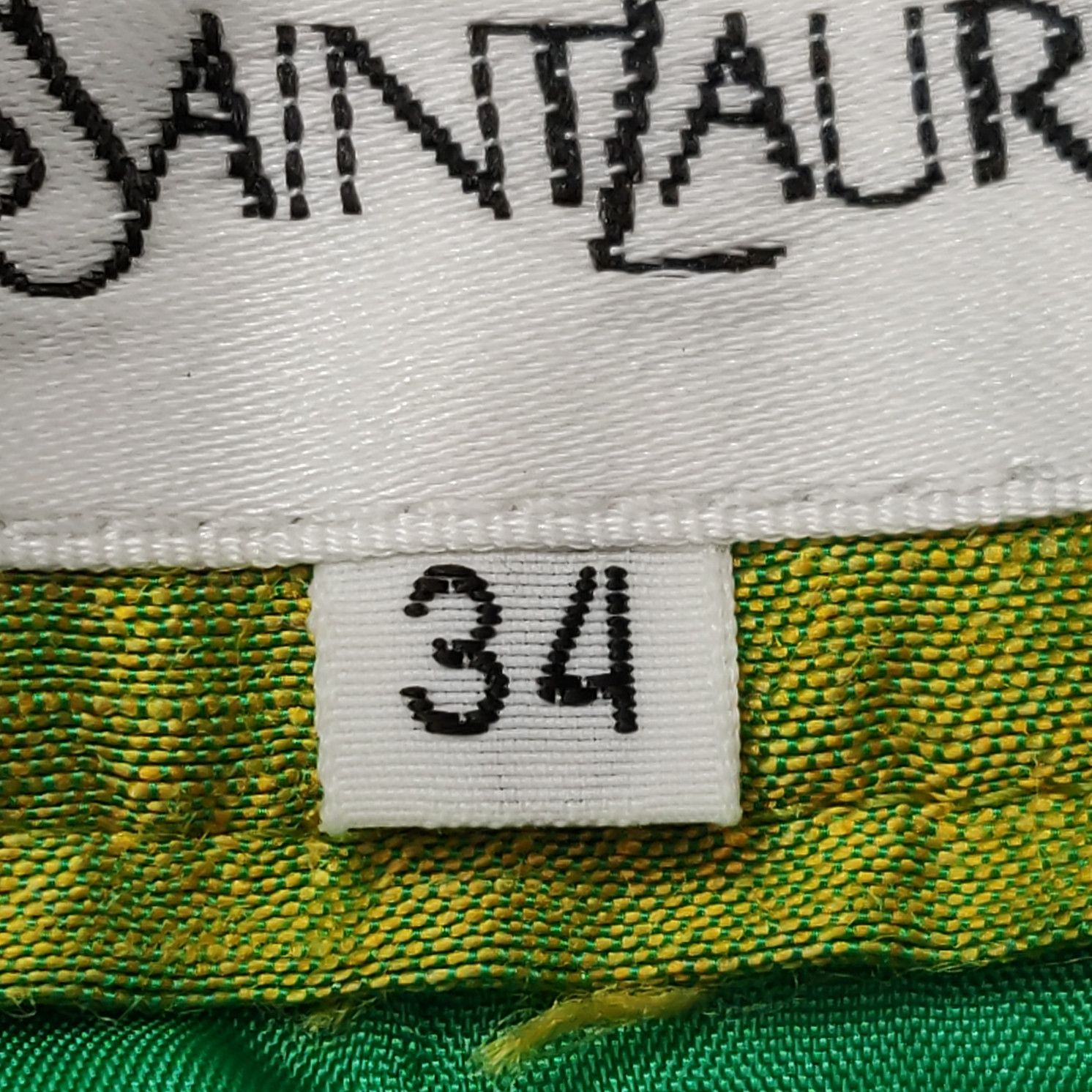 Saint Laurent Paris Yves Saint Laurent Green Skirt Size 34 Size 25" / US 0 / IT 36 - 6 Thumbnail