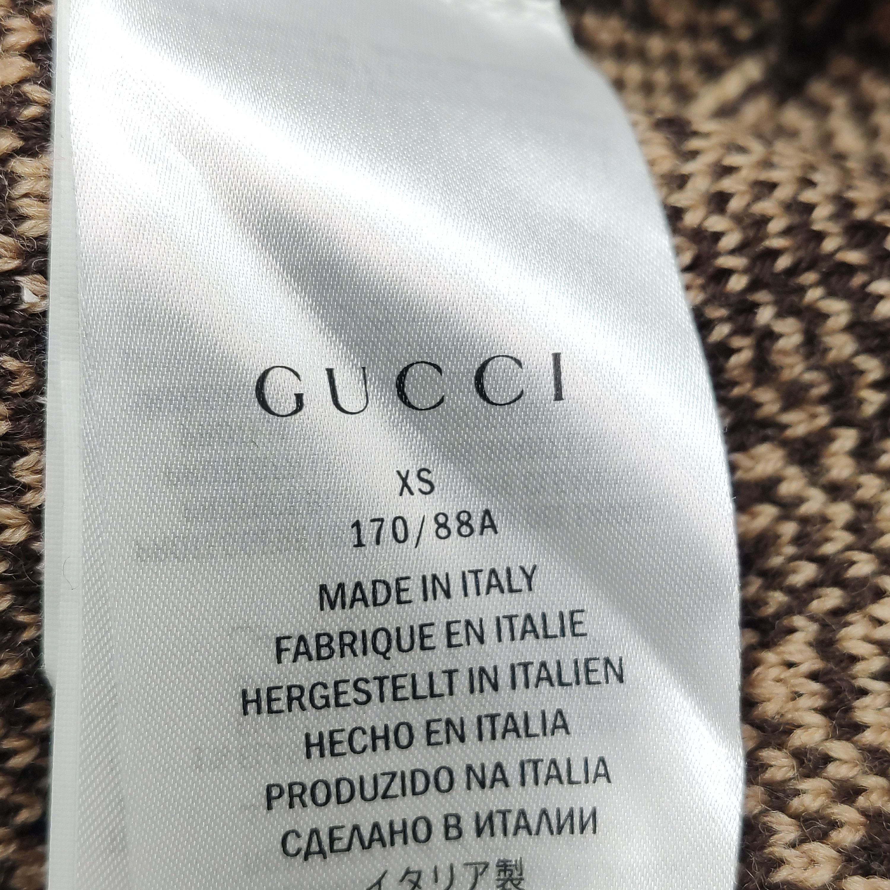 Gucci Gucci G-Pattern Knit Cardigan Size XS Size US XS / EU 42 / 0 - 6 Thumbnail