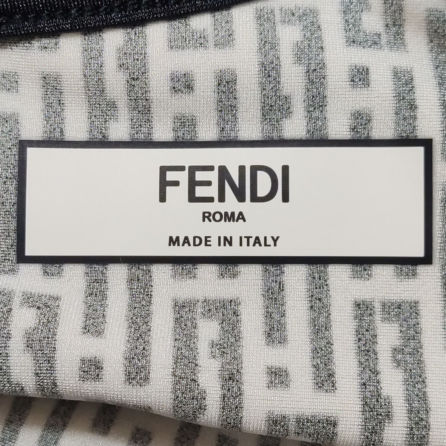 Fendi Fendi Logo Print Bodysuit Size IT 38 Size XS / US 0-2 / IT 36-38 - 5 Thumbnail