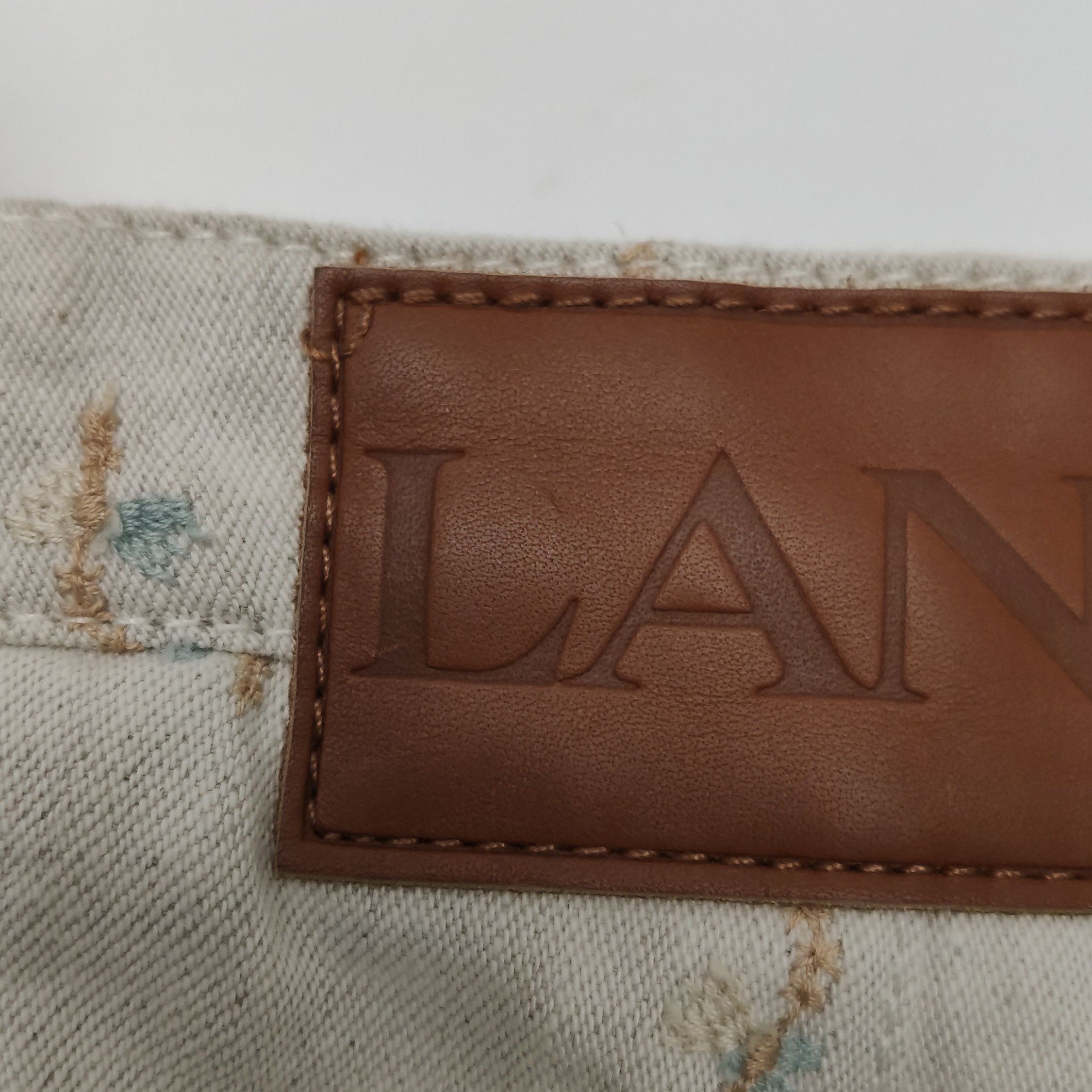 Lanvin Lanvin Floral Embroidered Mini Skirt Size 38 Size 27" / US 4 / IT 40 - 9 Thumbnail